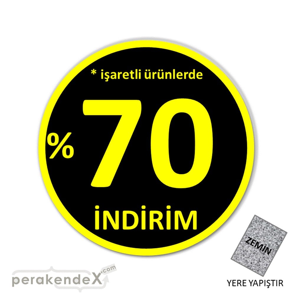 yüzde 70 indirim * işaretli ürünlerde YER ZEMİNE YAPIŞIR -oval,tek yön baskı