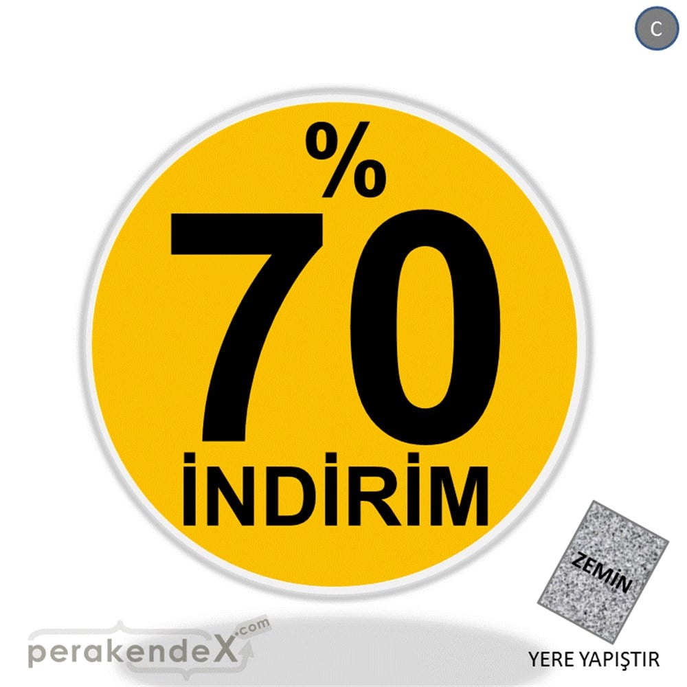 yüzde 70 indirim YER ZEMİNE YAPIŞIR -oval,tek yön baskı