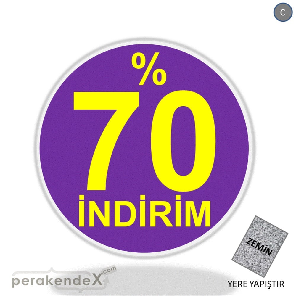 yüzde 70 indirim YER ZEMİNE YAPIŞIR -oval,tek yön baskı