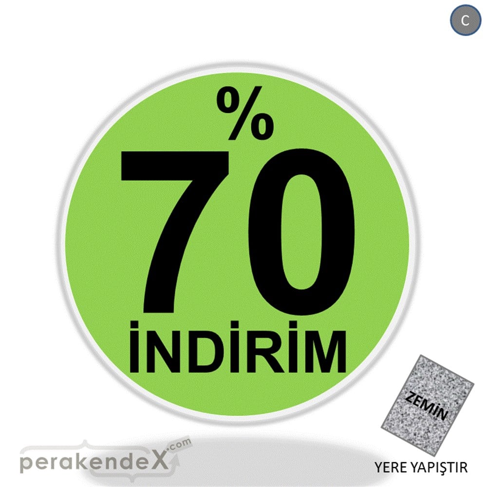 yüzde 70 indirim YER ZEMİNE YAPIŞIR -oval,tek yön baskı