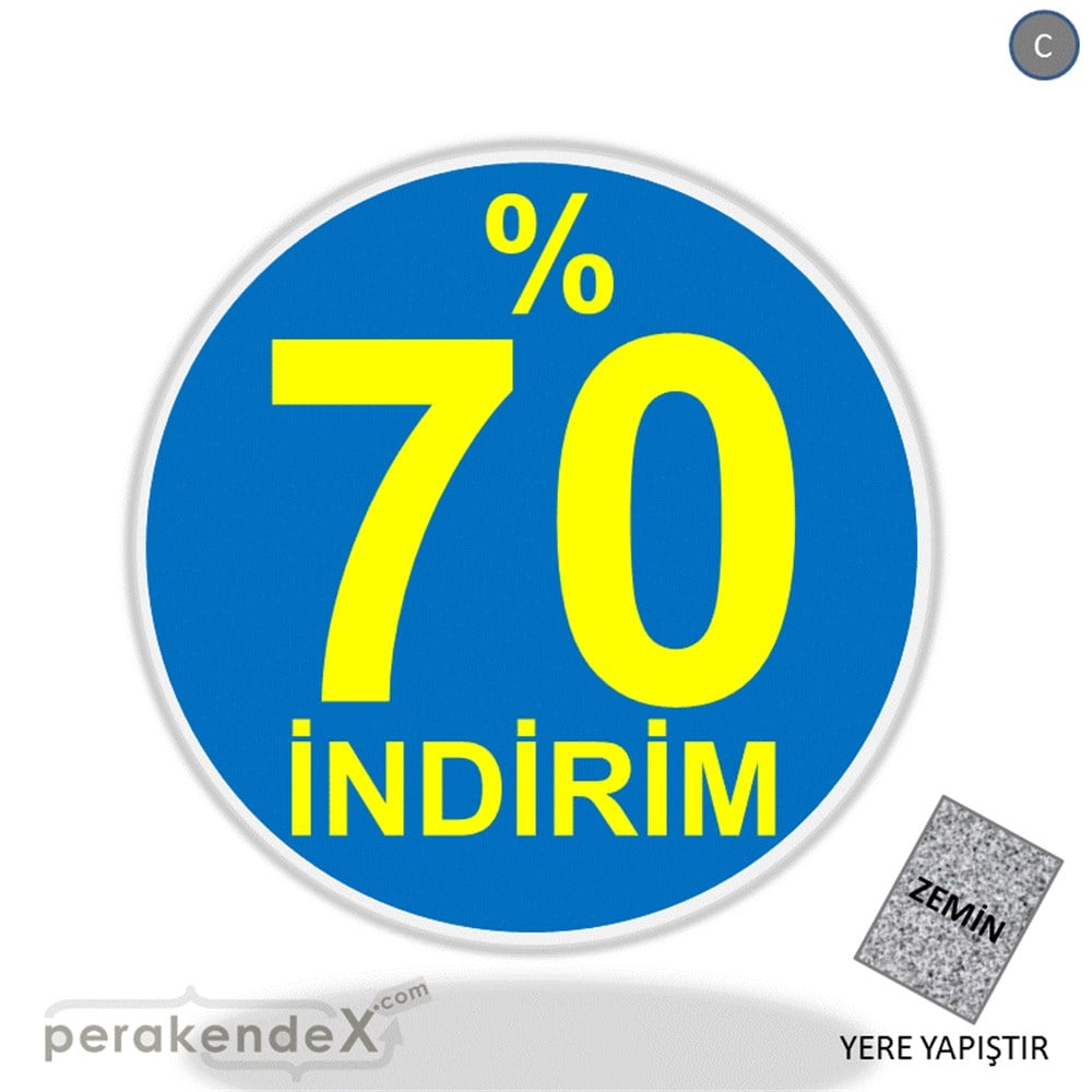 yüzde 70 indirim YER ZEMİNE YAPIŞIR -oval,tek yön baskı