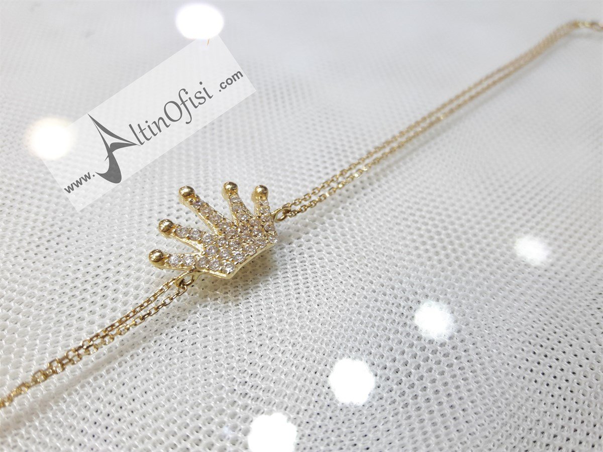 Taç Künye 14 Ayar altın