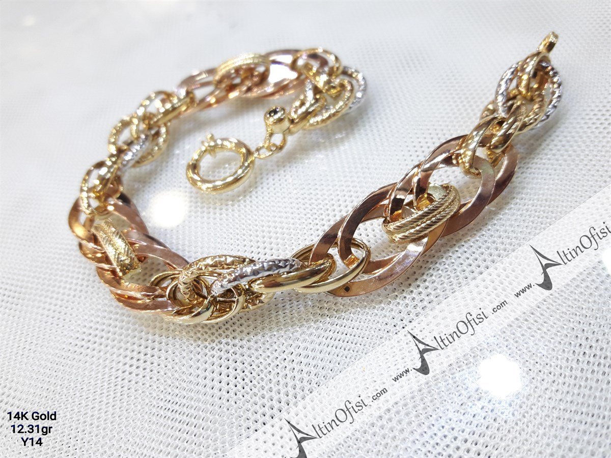 Zincir Künye 14 Ayar Altın