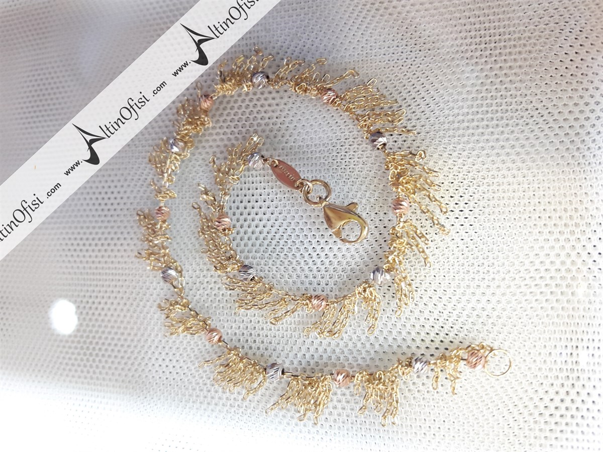 Zincir Künye 14 Ayar Altın