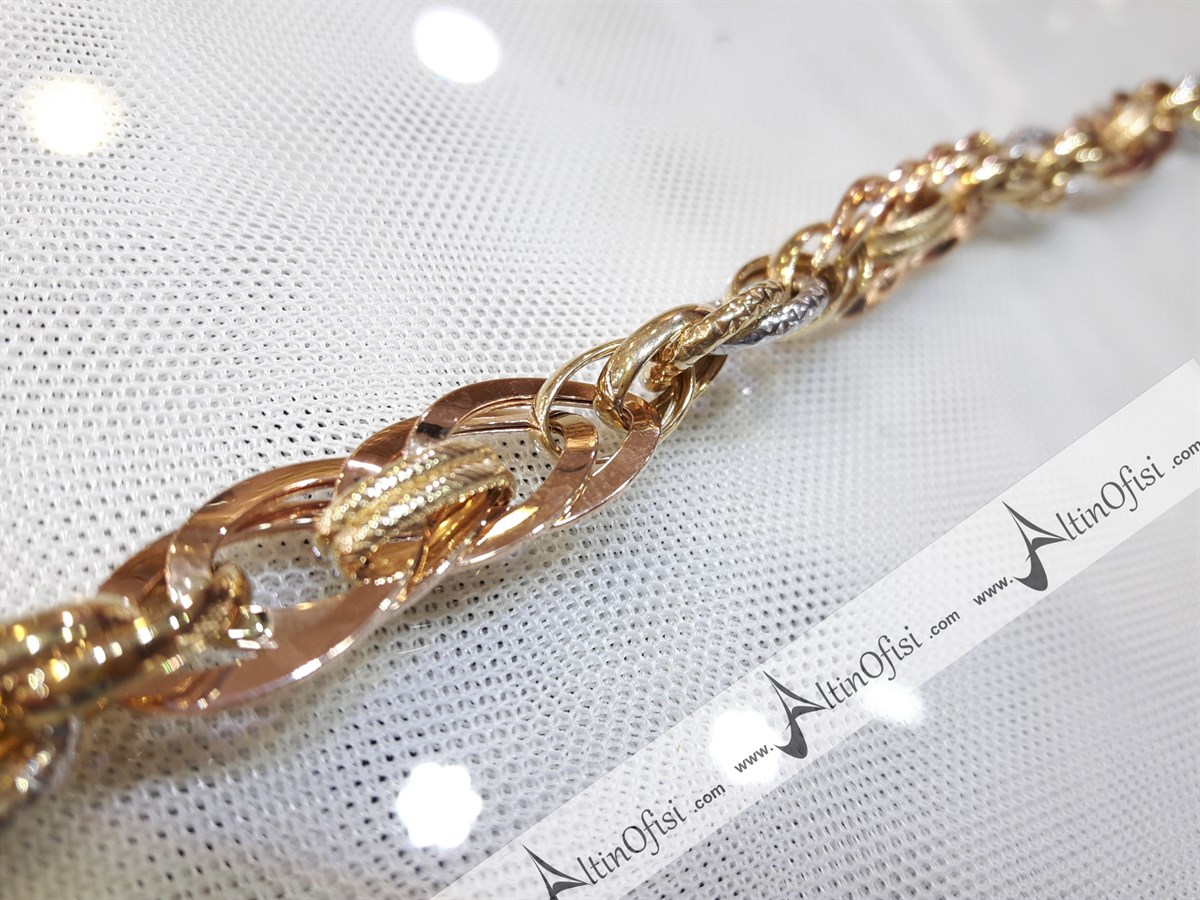 Zincir Künye 14 Ayar Altın