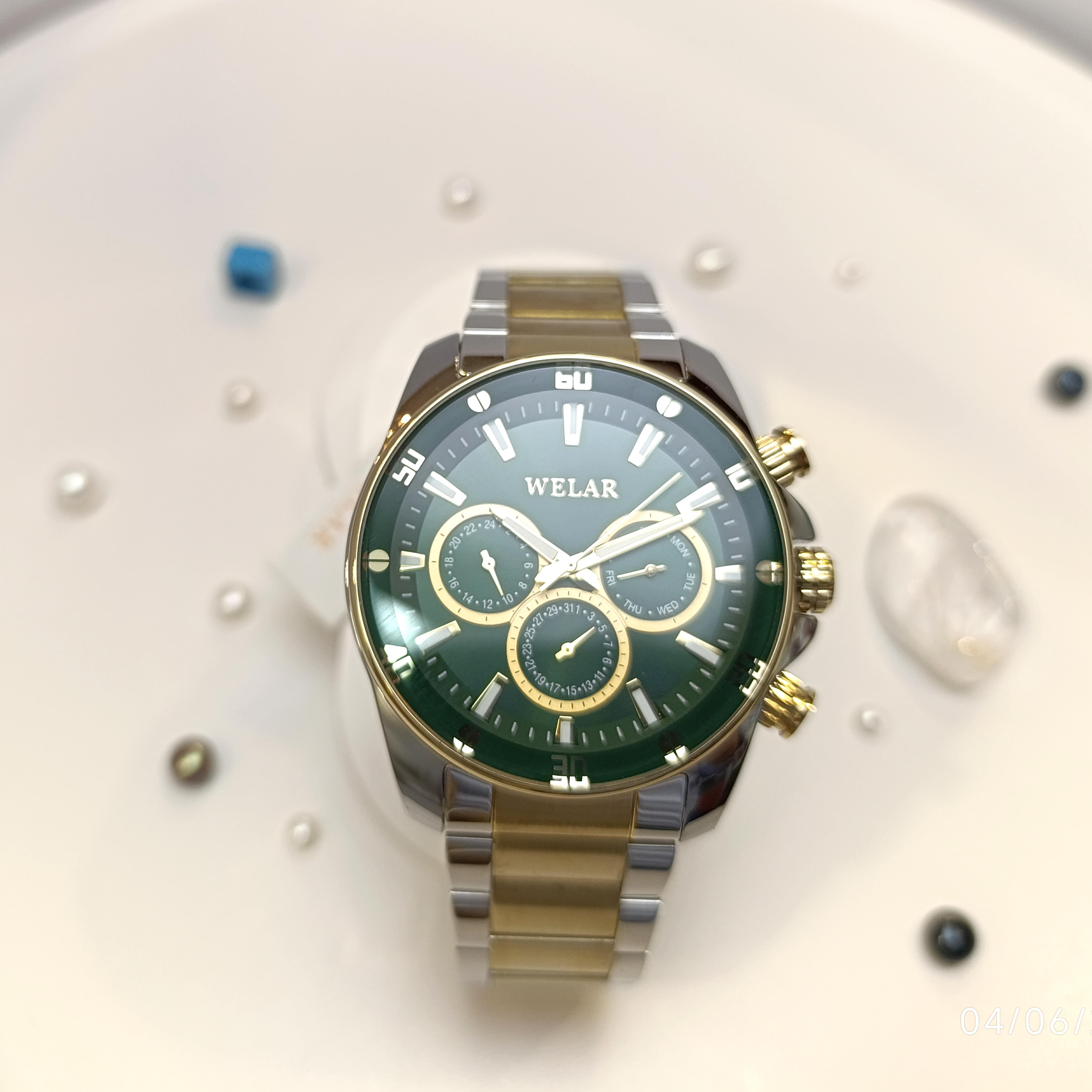 Welar Erkek Saat 3 ATM Su Geçirmez Saat HD VİDEOLU