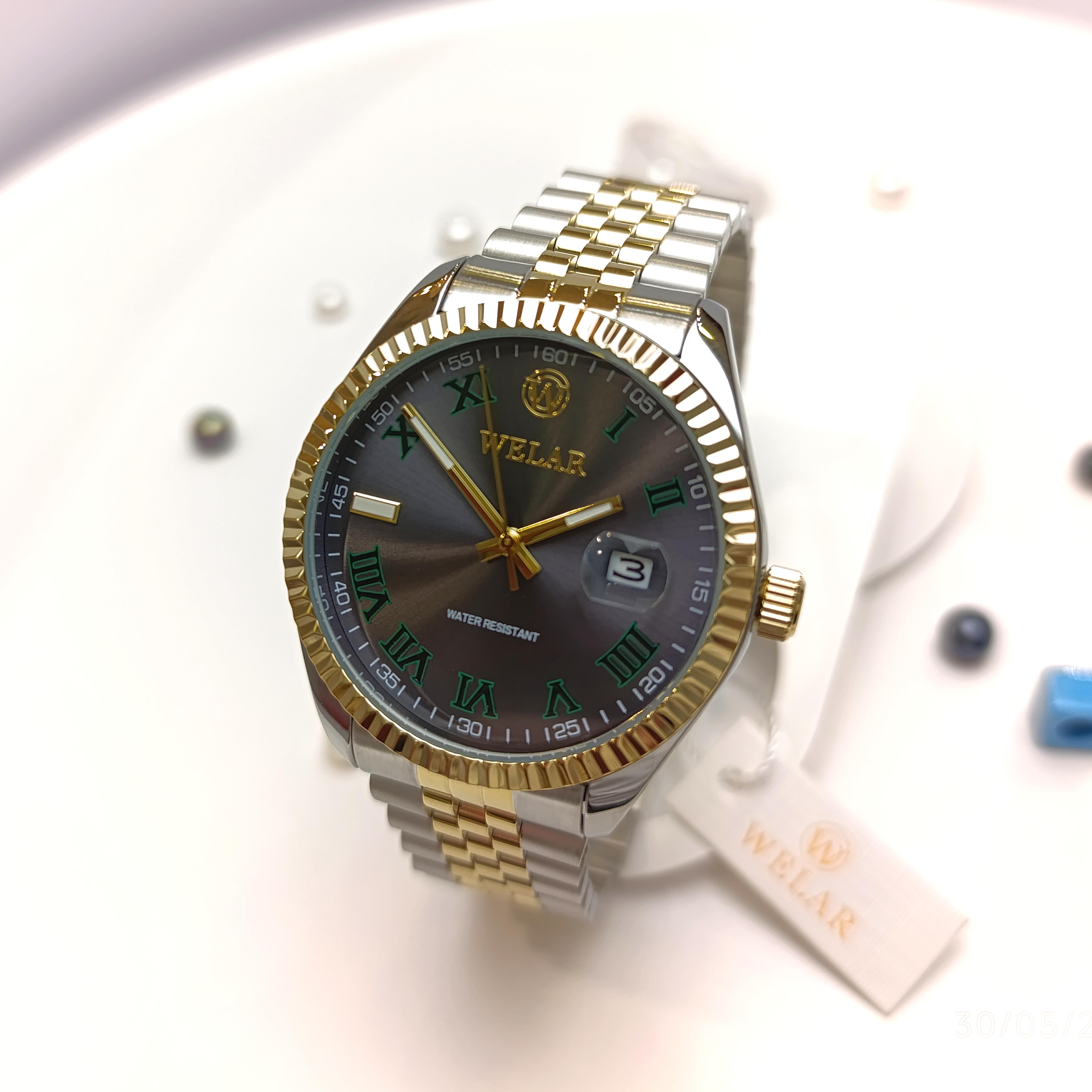 Welar Erkek Saat 3 ATM Su Geçirmez Saat HD VİDEOLU