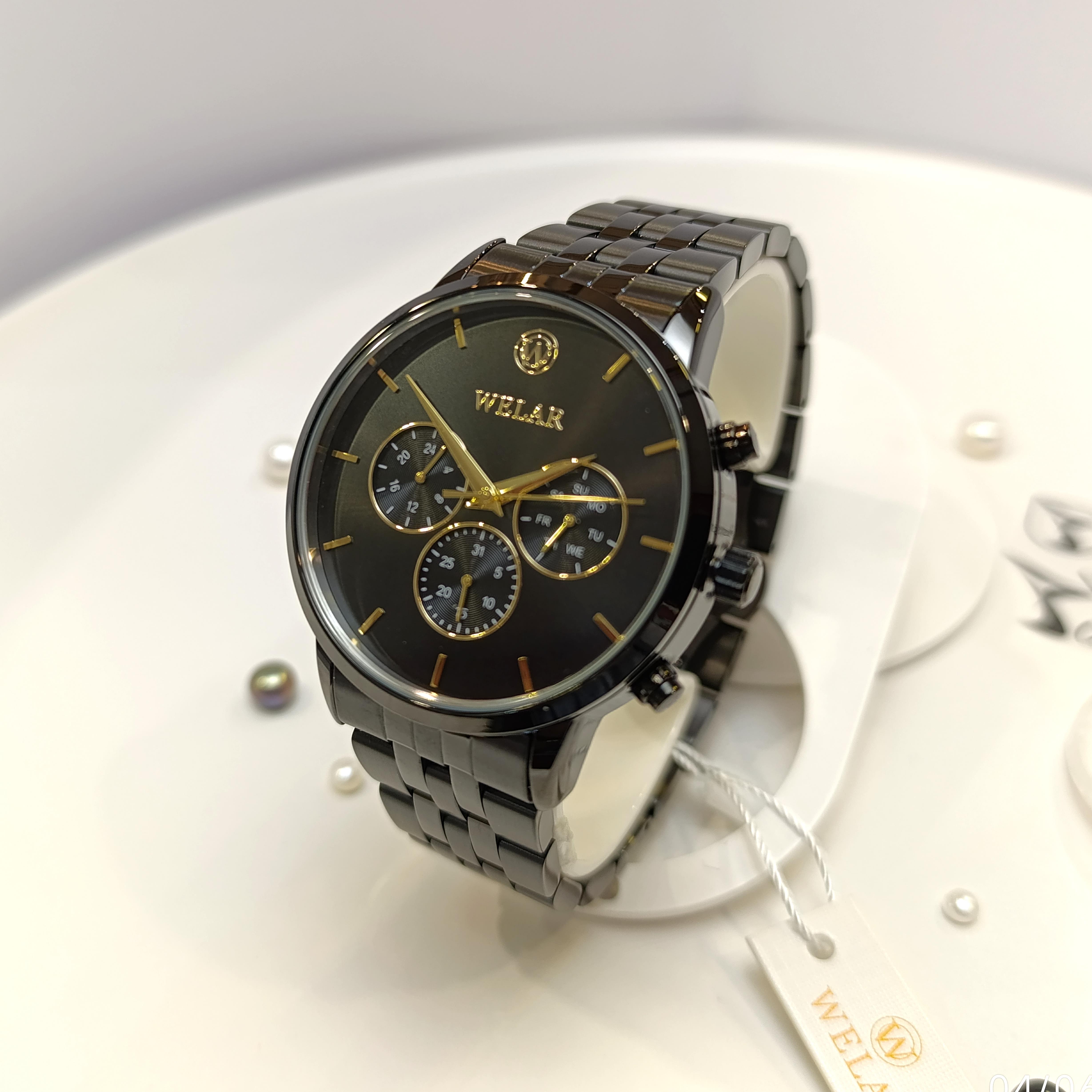 Welar Erkek Saat 3 ATM Su Geçirmez Saat HD VİDEOLU