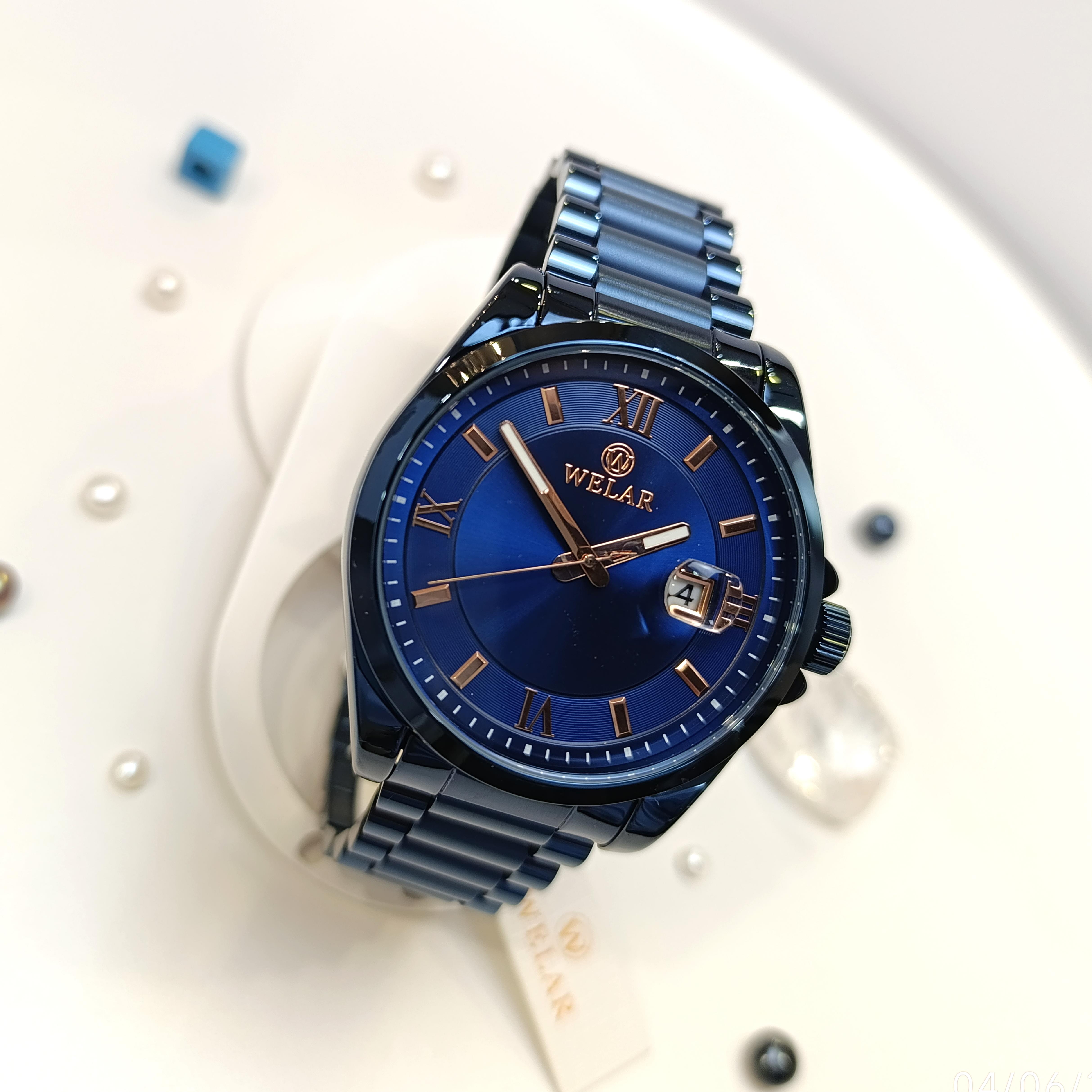 Welar Erkek Saat 3 ATM Su Geçirmez Saat HD VİDEOLU