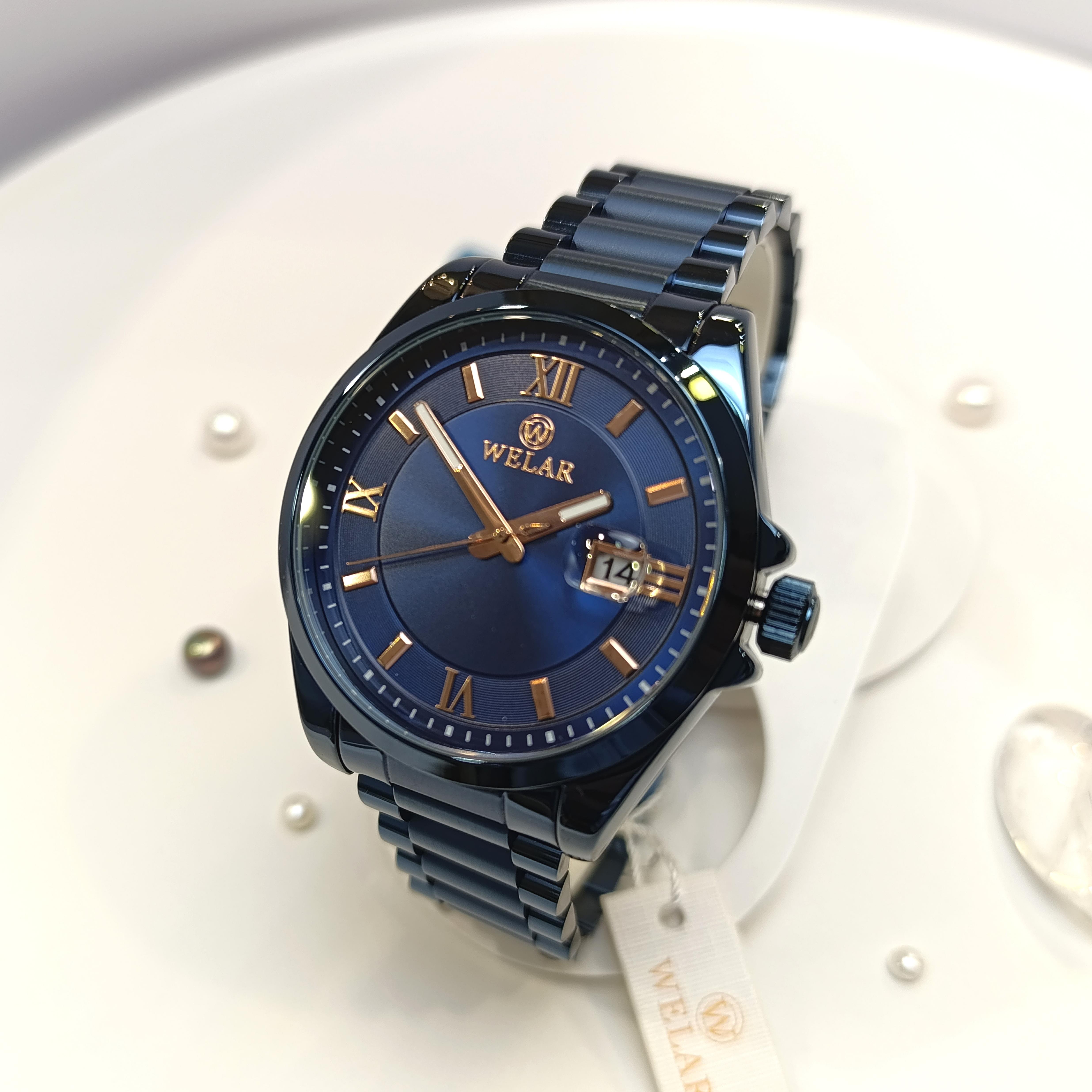 Welar Erkek Saat 3 ATM Su Geçirmez Saat HD VİDEOLU
