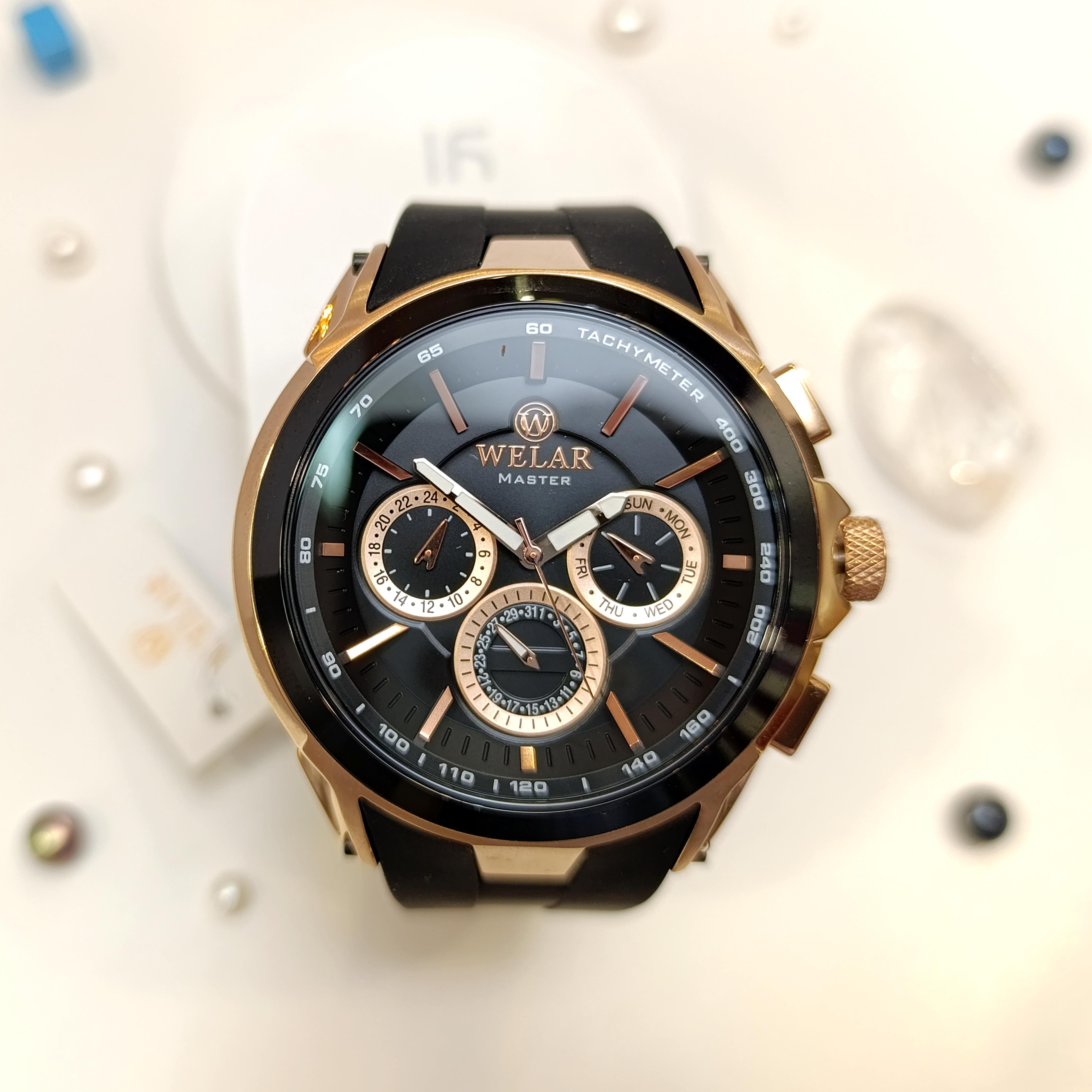 Welar Erkek Saat 3 ATM Su Geçirmez Saat HD VİDEOLU