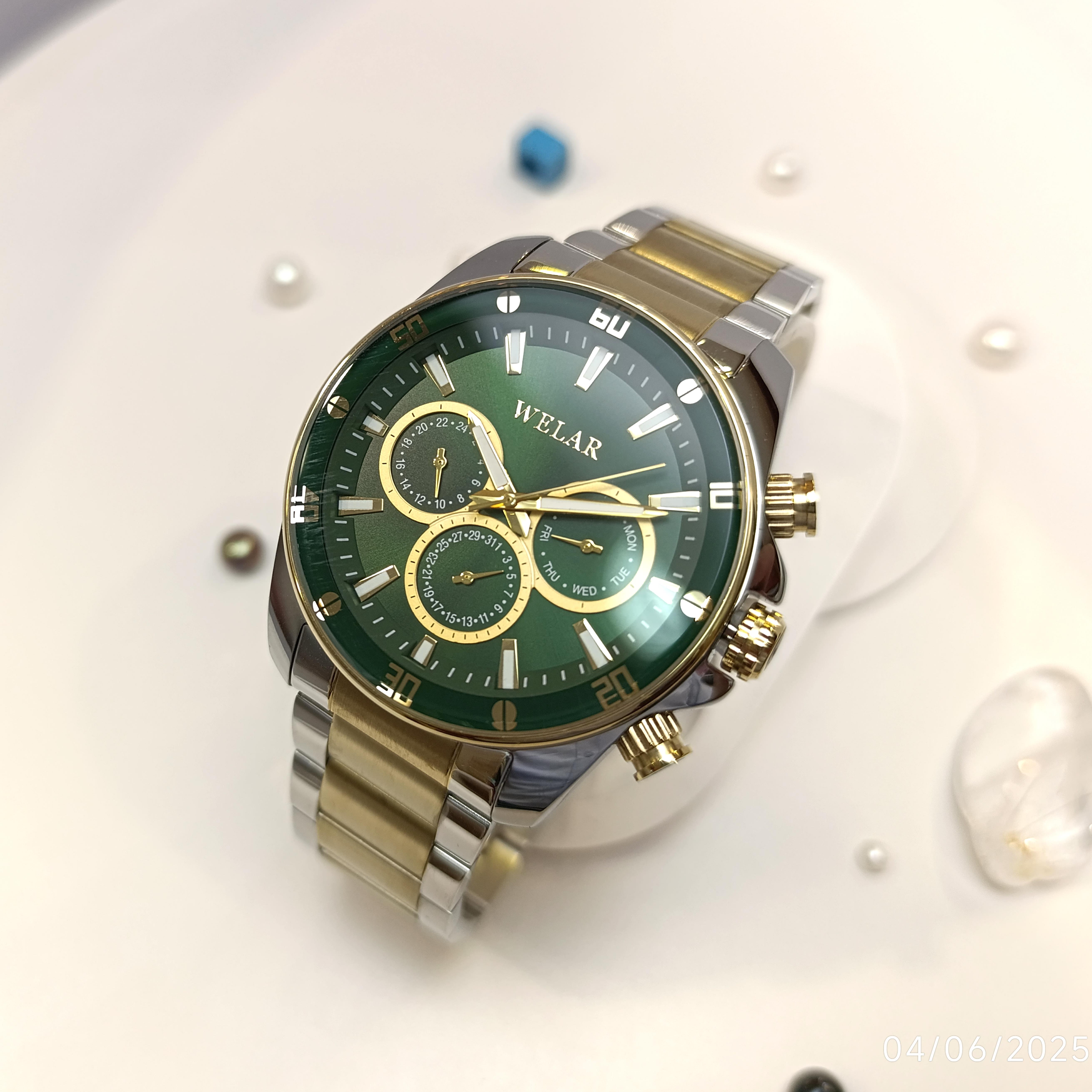 Welar Erkek Saat 3 ATM Su Geçirmez Saat HD VİDEOLU