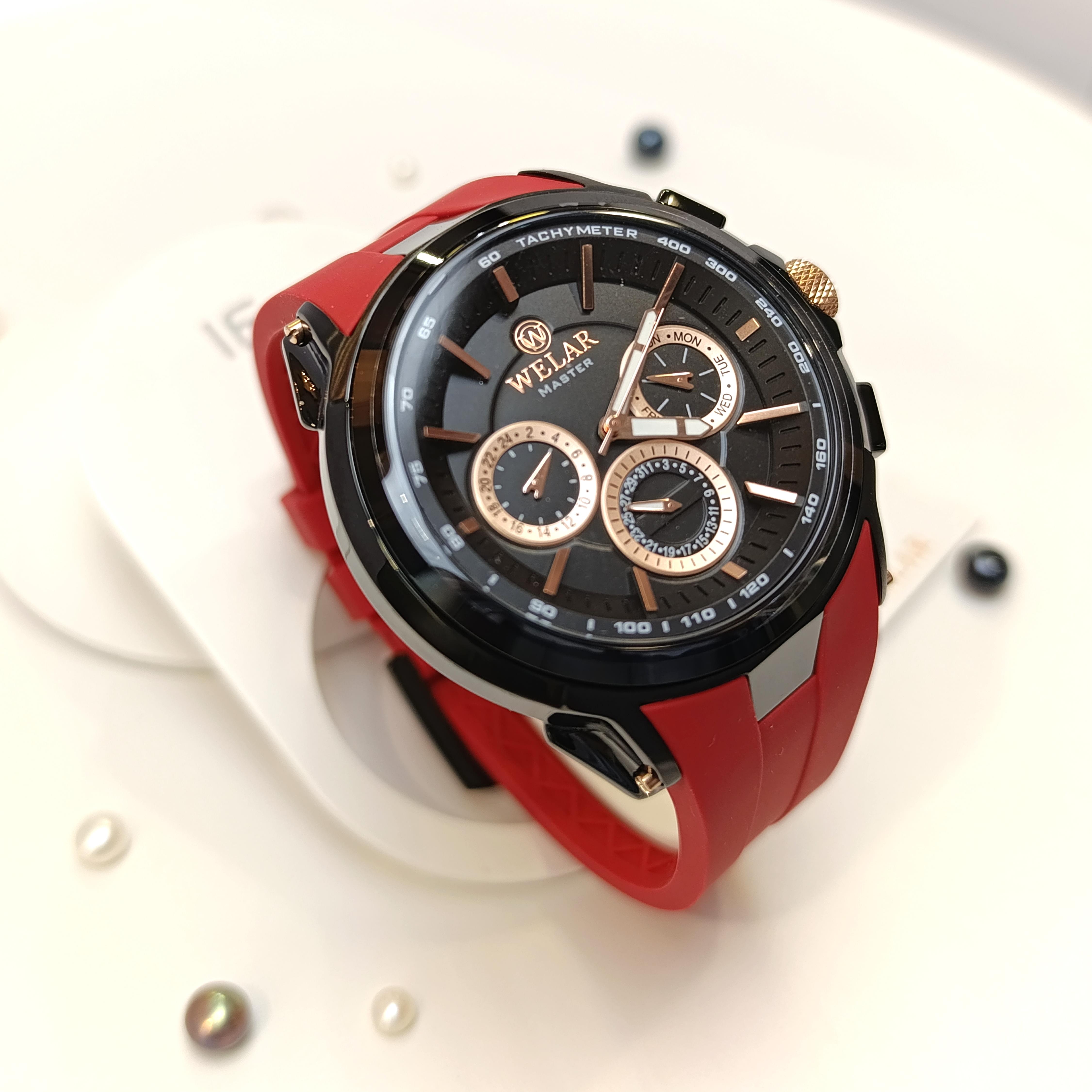 Welar Erkek Saat 3 ATM Su Geçirmez Saat HD VİDEOLU