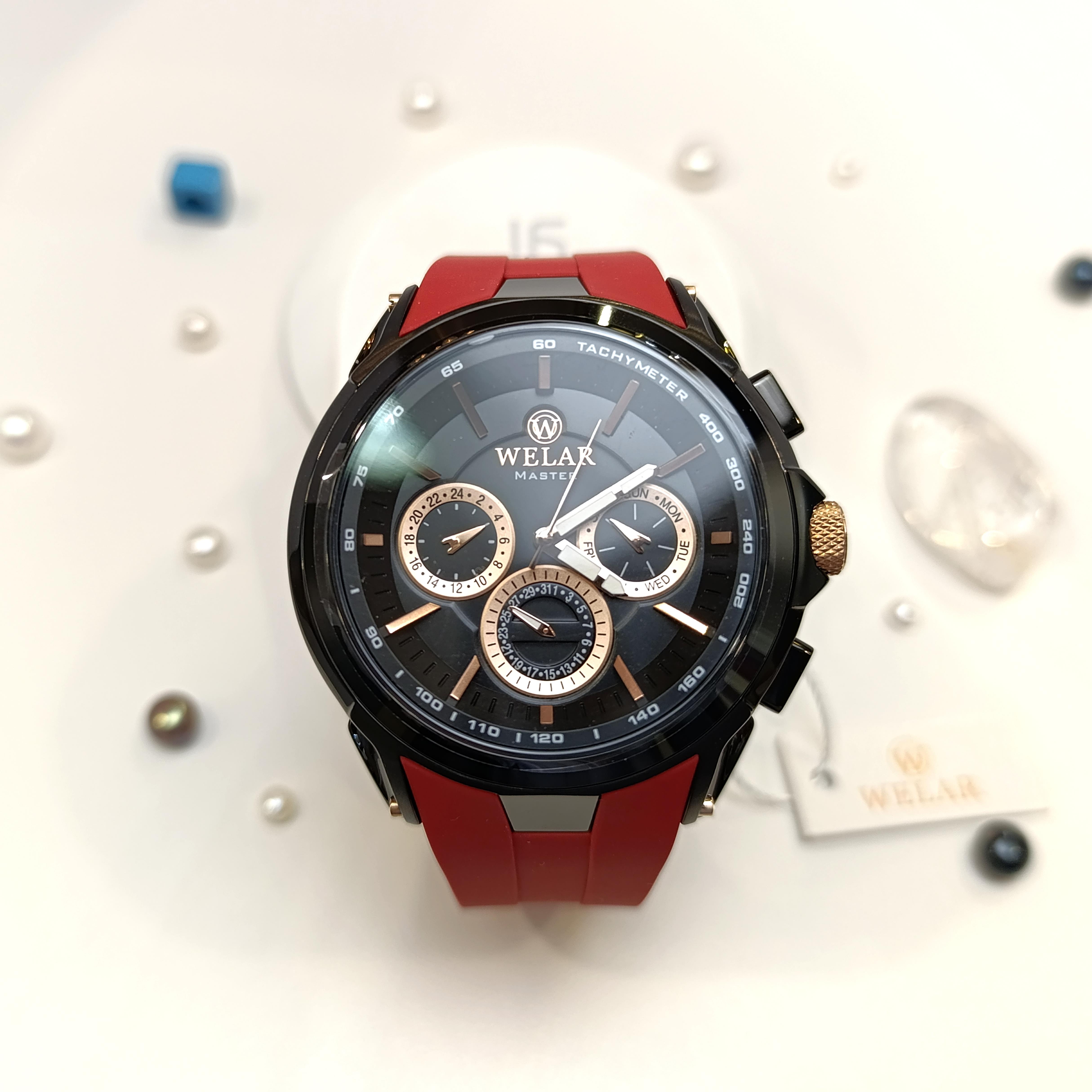 Welar Erkek Saat 3 ATM Su Geçirmez Saat HD VİDEOLU