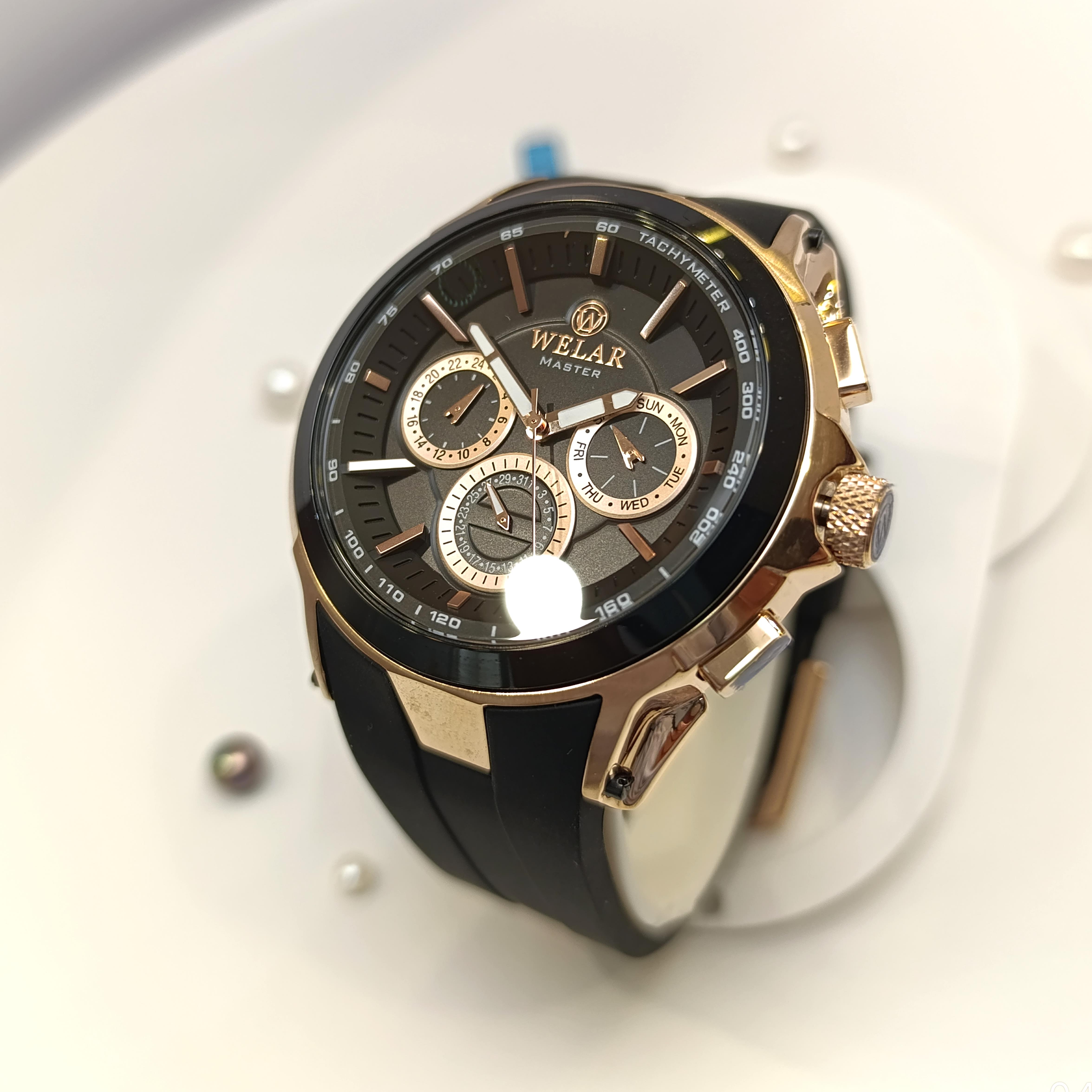 Welar Erkek Saat 3 ATM Su Geçirmez Saat HD VİDEOLU