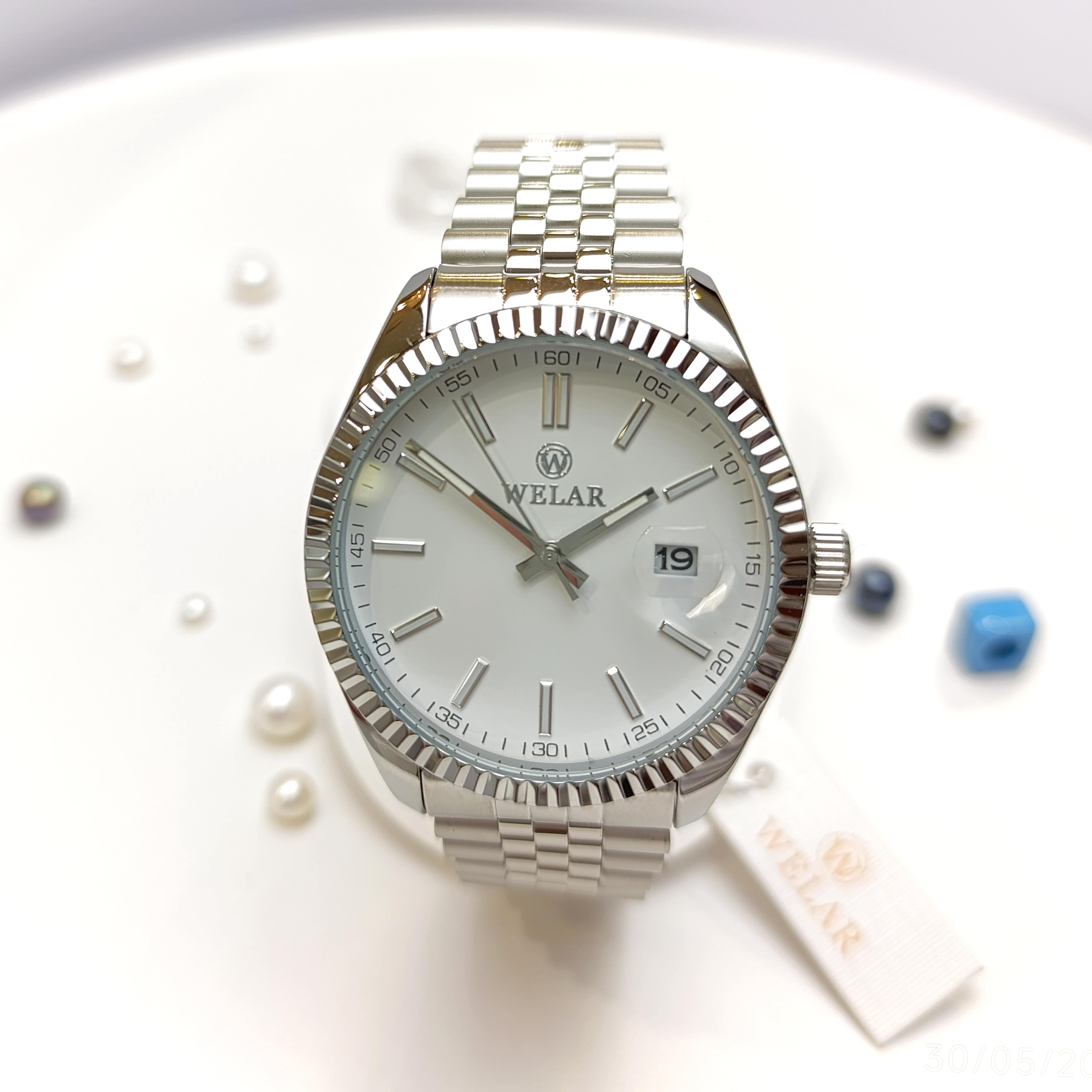 Welar Erkek Saat 3 ATM Su Geçirmez Saat HD VİDEOLU