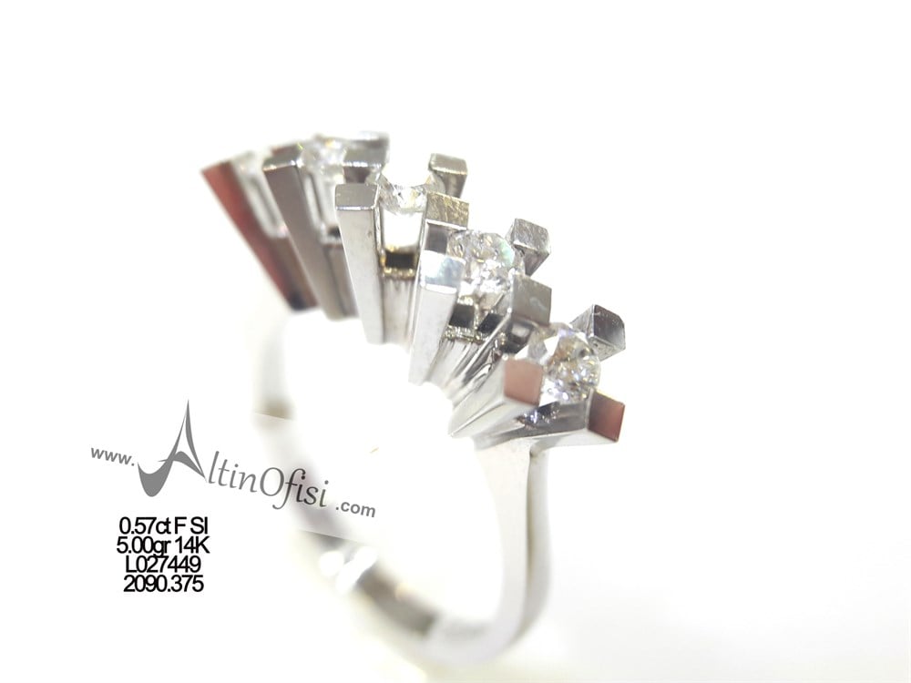 Pırlanta Beştaş 0,57ct F SI 14K Altın 5,00 gr