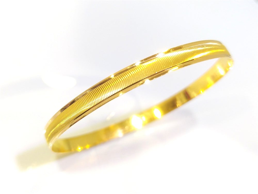 10.00gr  işçiliksiz ZETİNA Bilezik 22 Ayar Altın