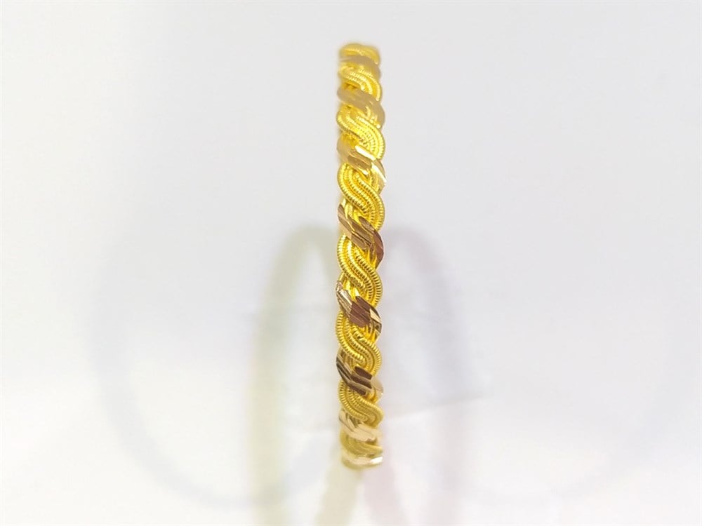 10.00gr Bebek Çocuk İçin İşçiliksiz Buse Burma Bilezik 22 Ayar Altın