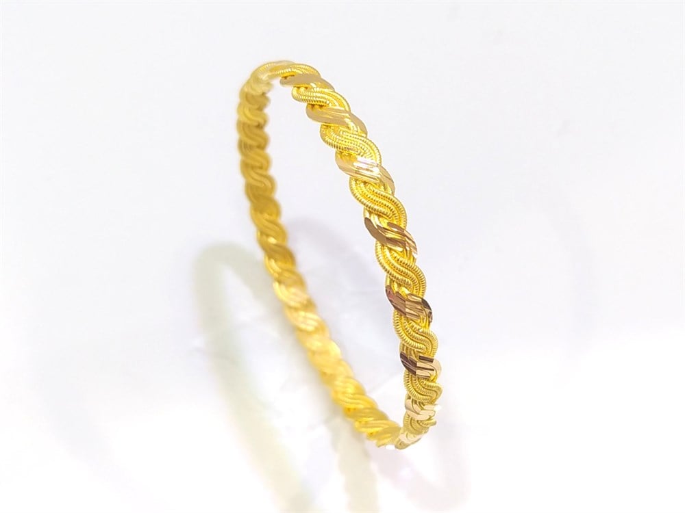 10.00gr Bebek Çocuk İçin İşçiliksiz Buse Burma Bilezik 22 Ayar Altın