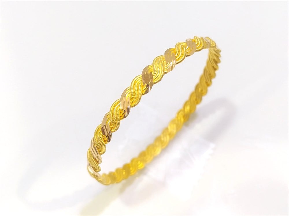 10.00gr Bebek Çocuk İçin İşçiliksiz Buse Burma Bilezik 22 Ayar Altın