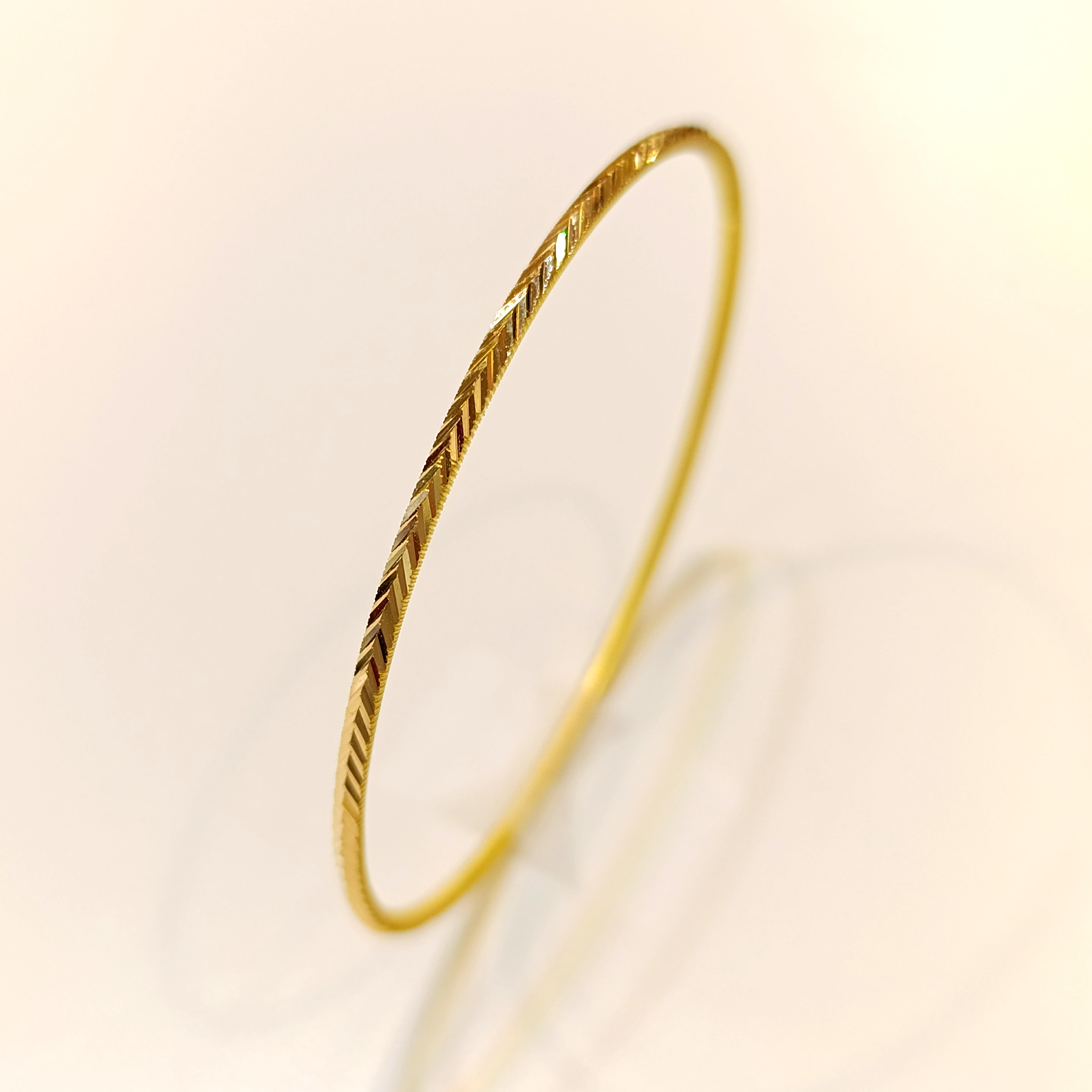 10gr İşçiliksiz Başık-Balık Sırtı Ajda Bilezik 22 Ayar Altın Yatırım ve Tasarruf İçin