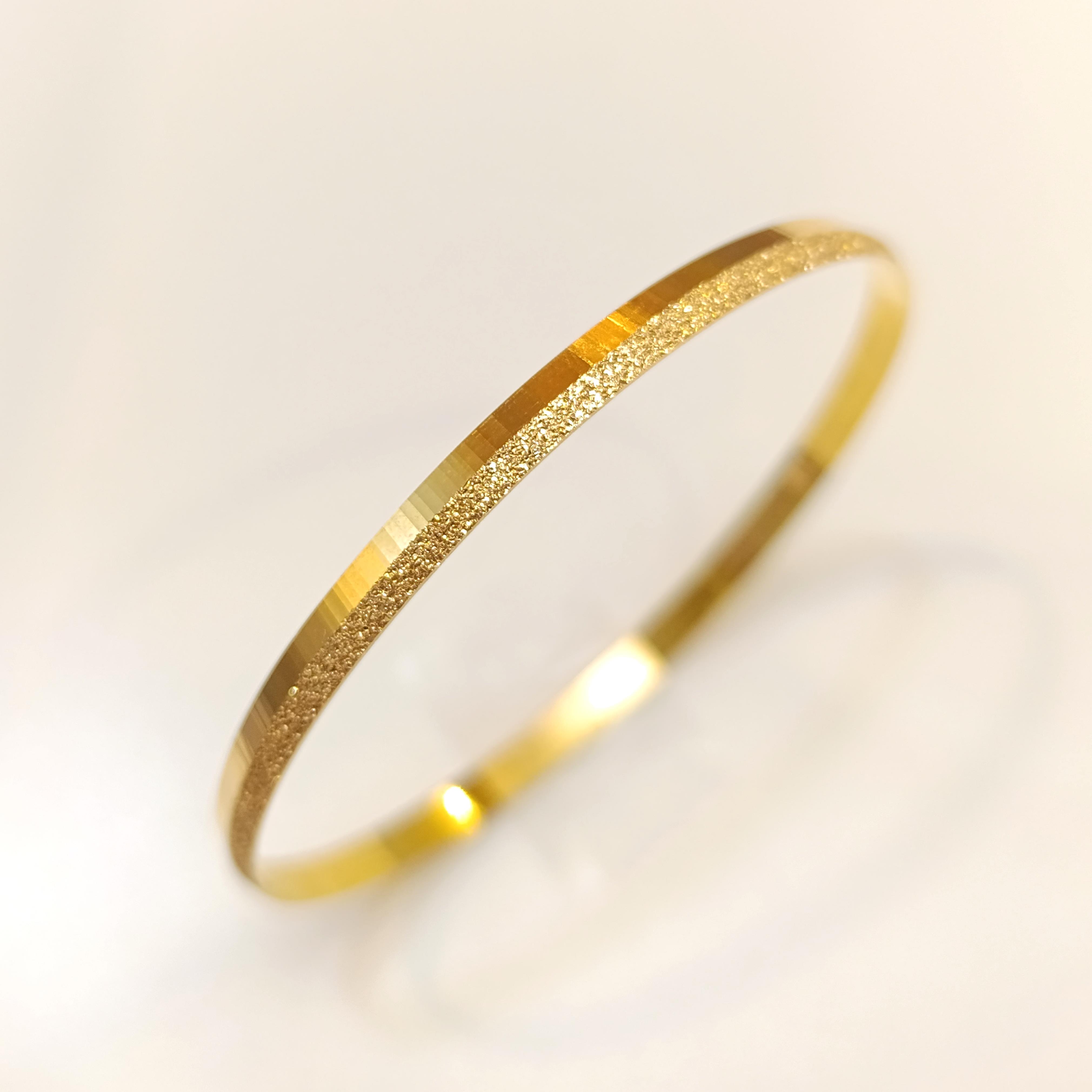 10gr İşçiliksiz Simli Pramit Ray Bilezik 22 Ayar Altın Yatırım ve Tasarruf