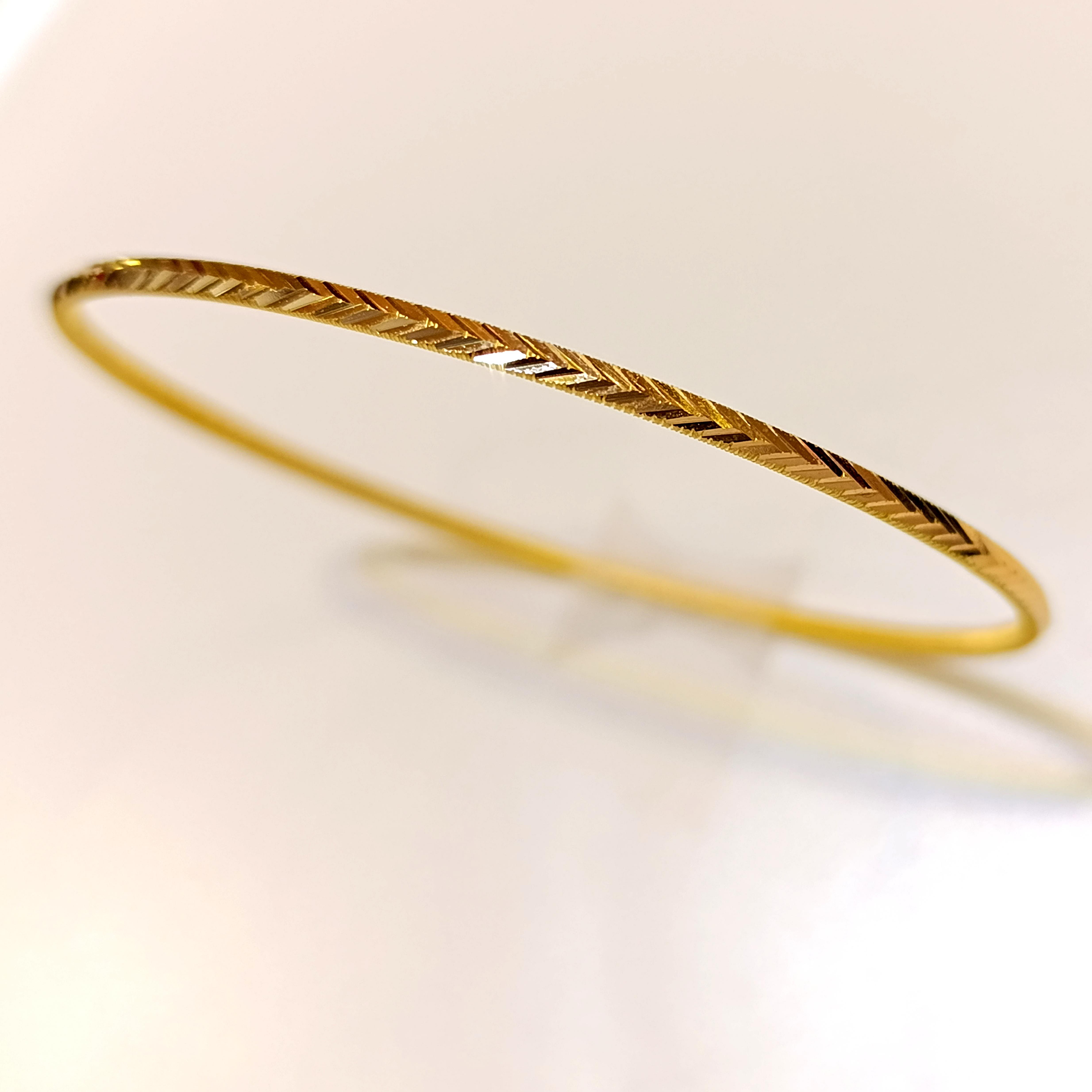 10gr İşçiliksiz Başık-Balık Sırtı Ajda Bilezik 22 Ayar Altın Yatırım ve Tasarruf İçin