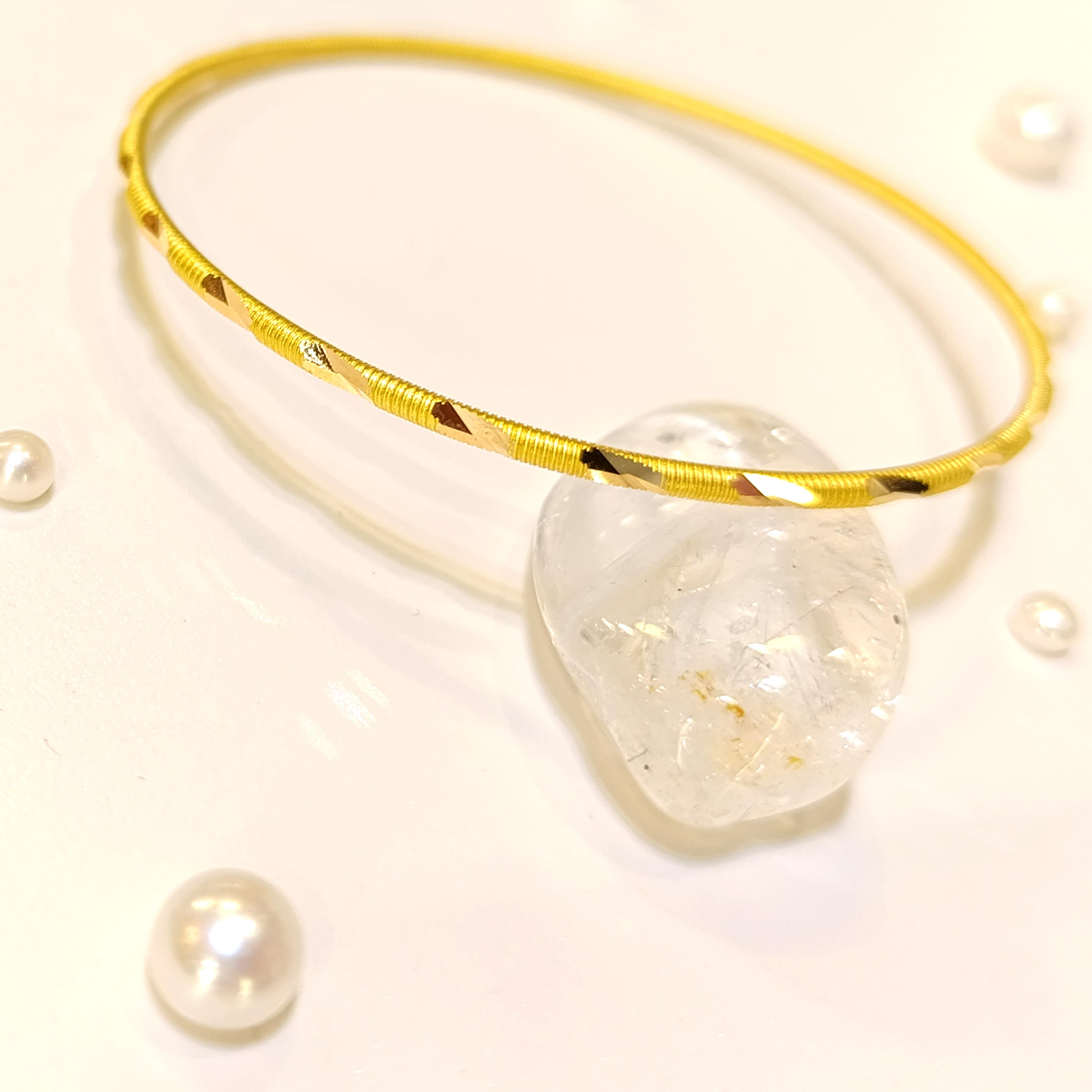 10gr İşçiliksiz Aynalı Ajda Bilezik 22 Ayar Altın Yatırım ve Tasarruf İçin