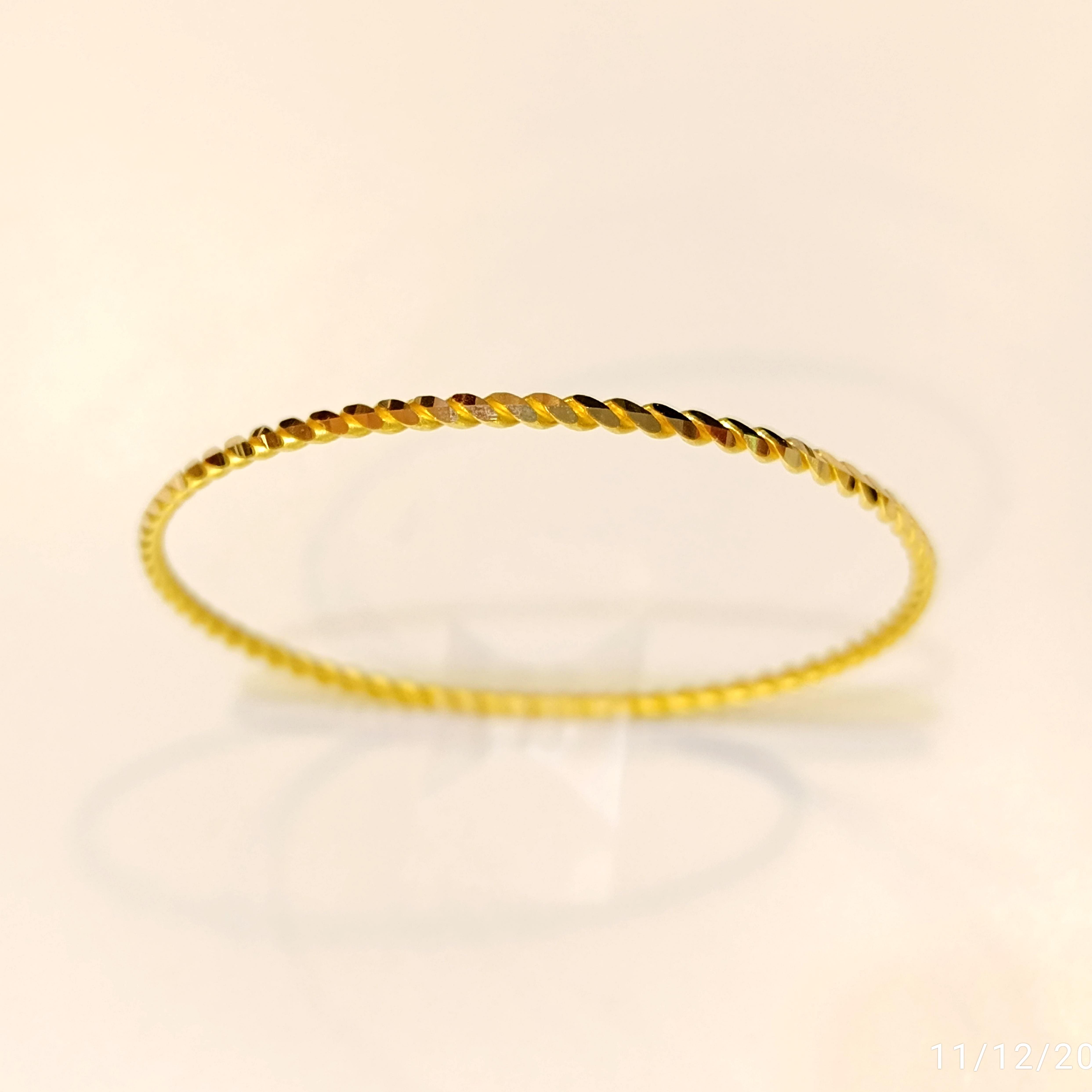 10gr  işçiliksiz Ankara Paftalı Burma Bilezik 22 Ayar Altın Yatırım ve Tasarruf İçin