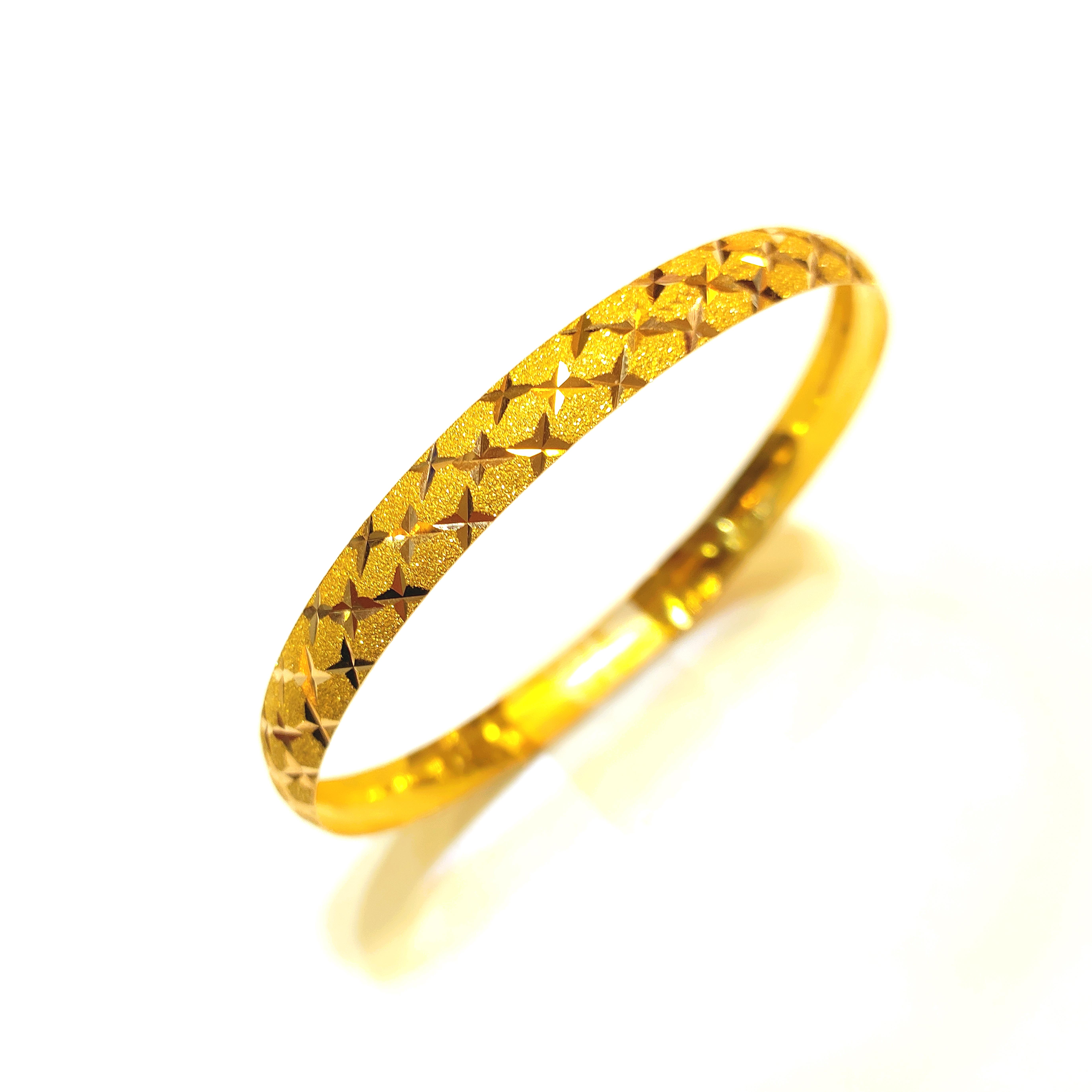 10gr İşçiliksiz Yıldızlı Bilezik 22 Ayar  Yatırım ve Tasarruf İçin