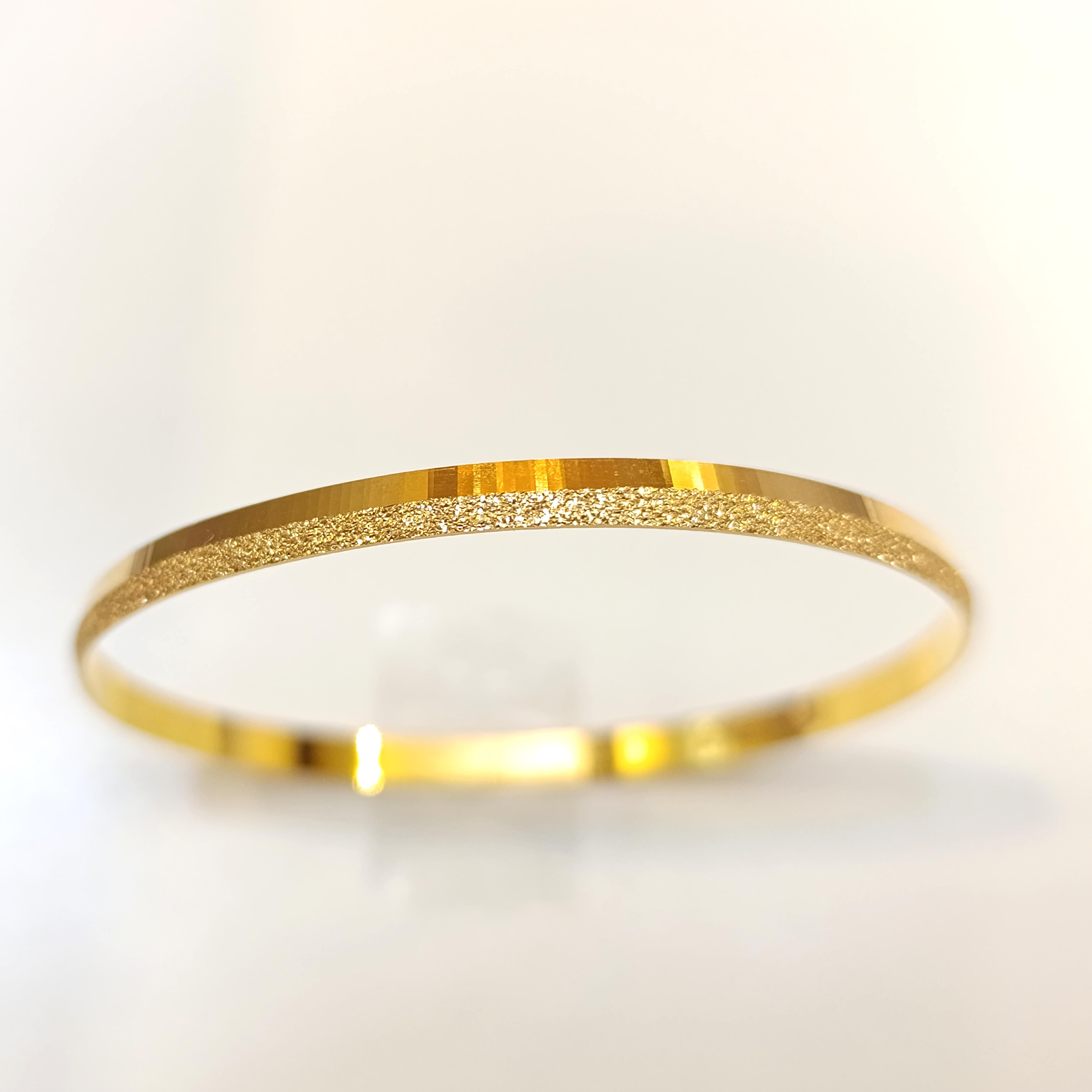 10gr İşçiliksiz Simli Pramit Ray Bilezik 22 Ayar Altın Yatırım ve Tasarruf