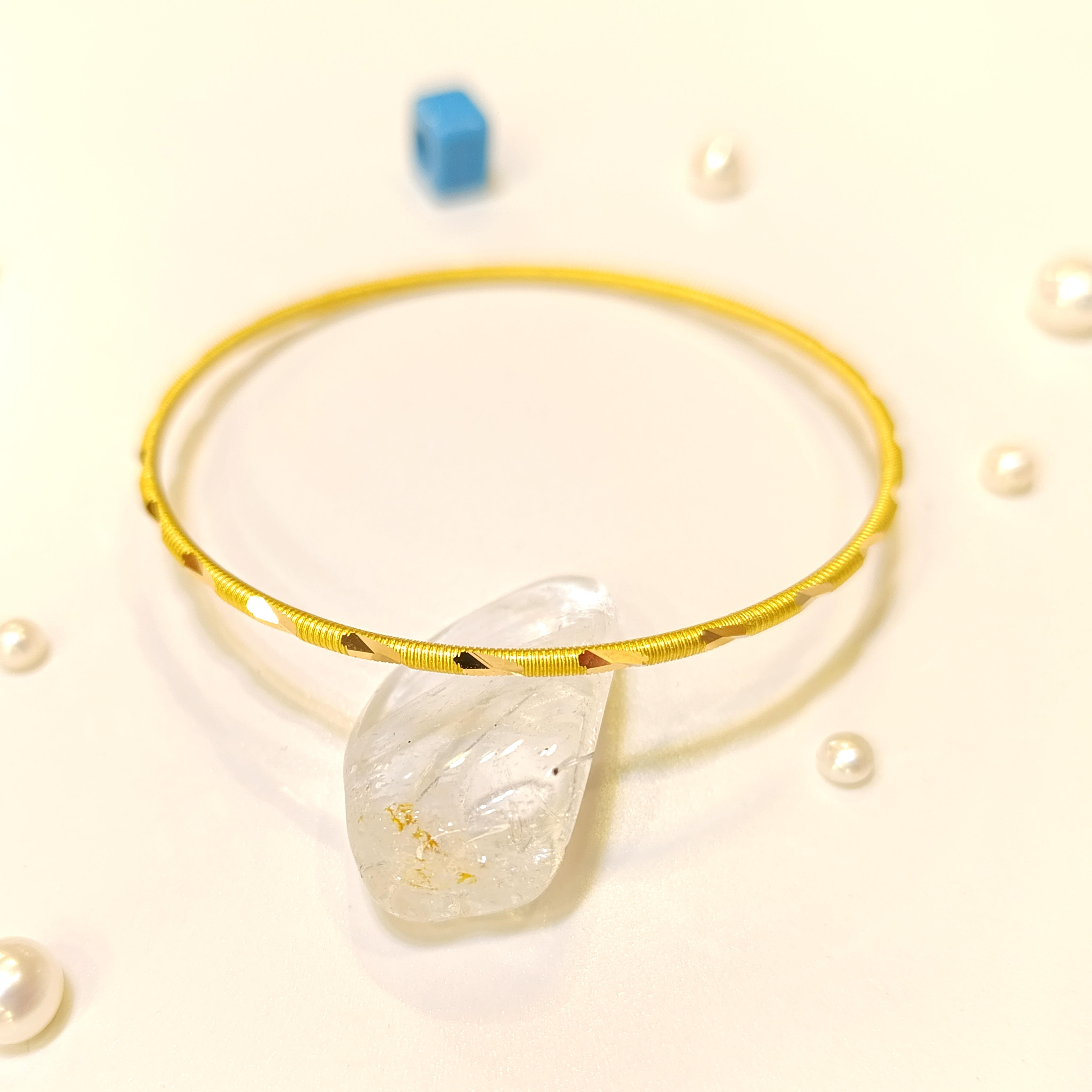 10gr İşçiliksiz Aynalı Ajda Bilezik 22 Ayar Altın Yatırım ve Tasarruf İçin