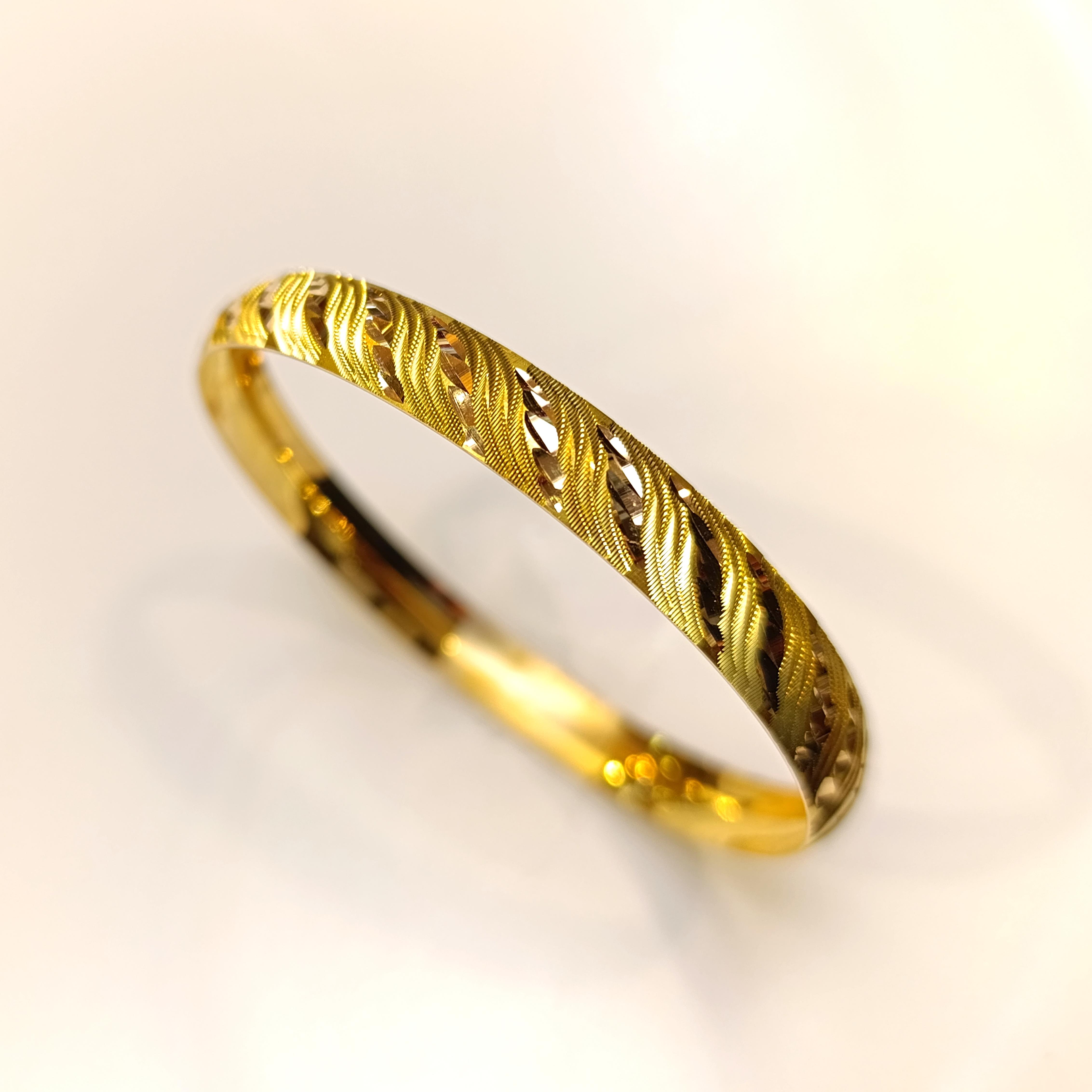 10gr İşçiliksiz CNC Bilezik 22 Ayar  Altın Yatırım ve Tasarruf İçin