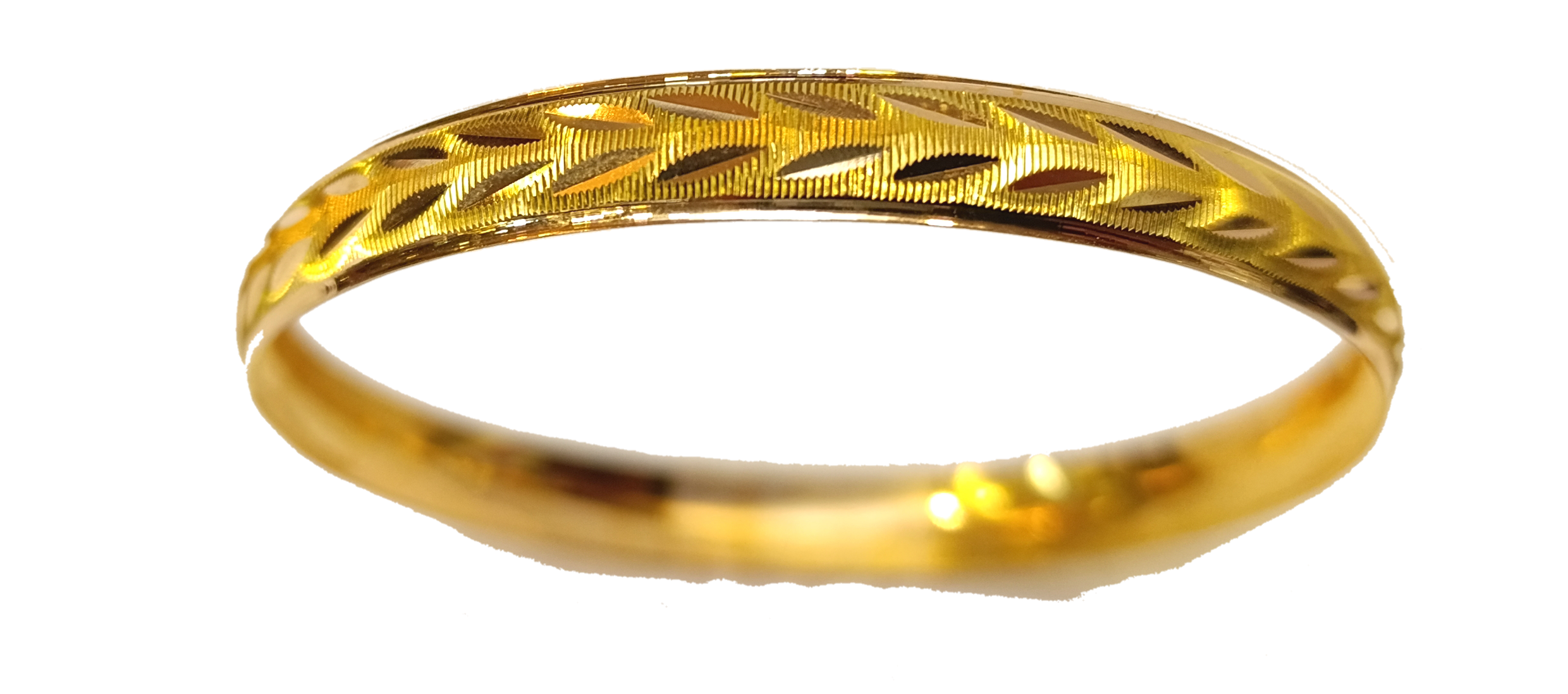 10gr İşçiliksiz CNC Başak Bilezik 22 Ayar  Altın Yatırım ve Tasarruf İçin