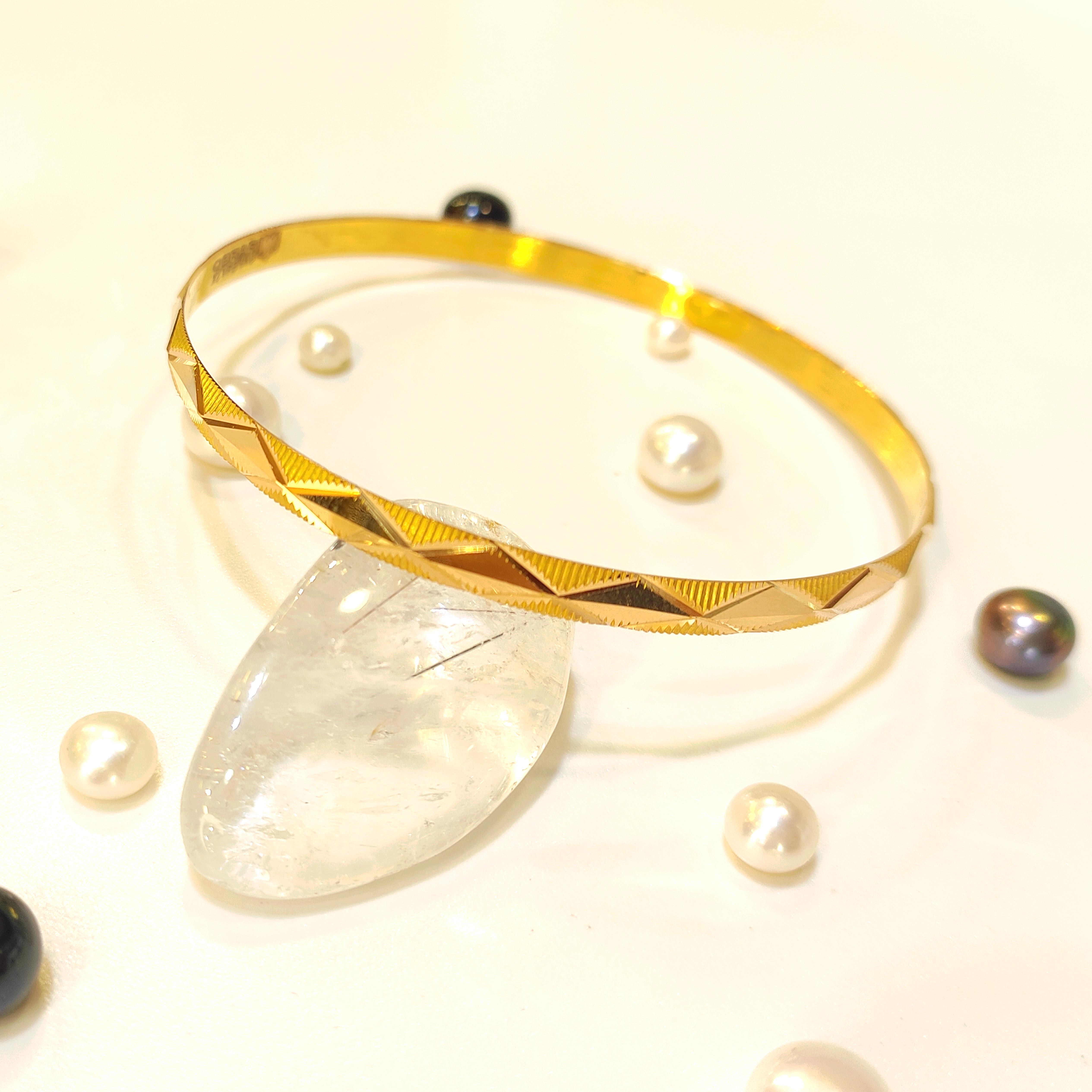 10gr İşçiliksiz Baklava Dilimi Üç Köşe Bilezik 22 Ayar Altın Yatırım ve Tasarruf İçin