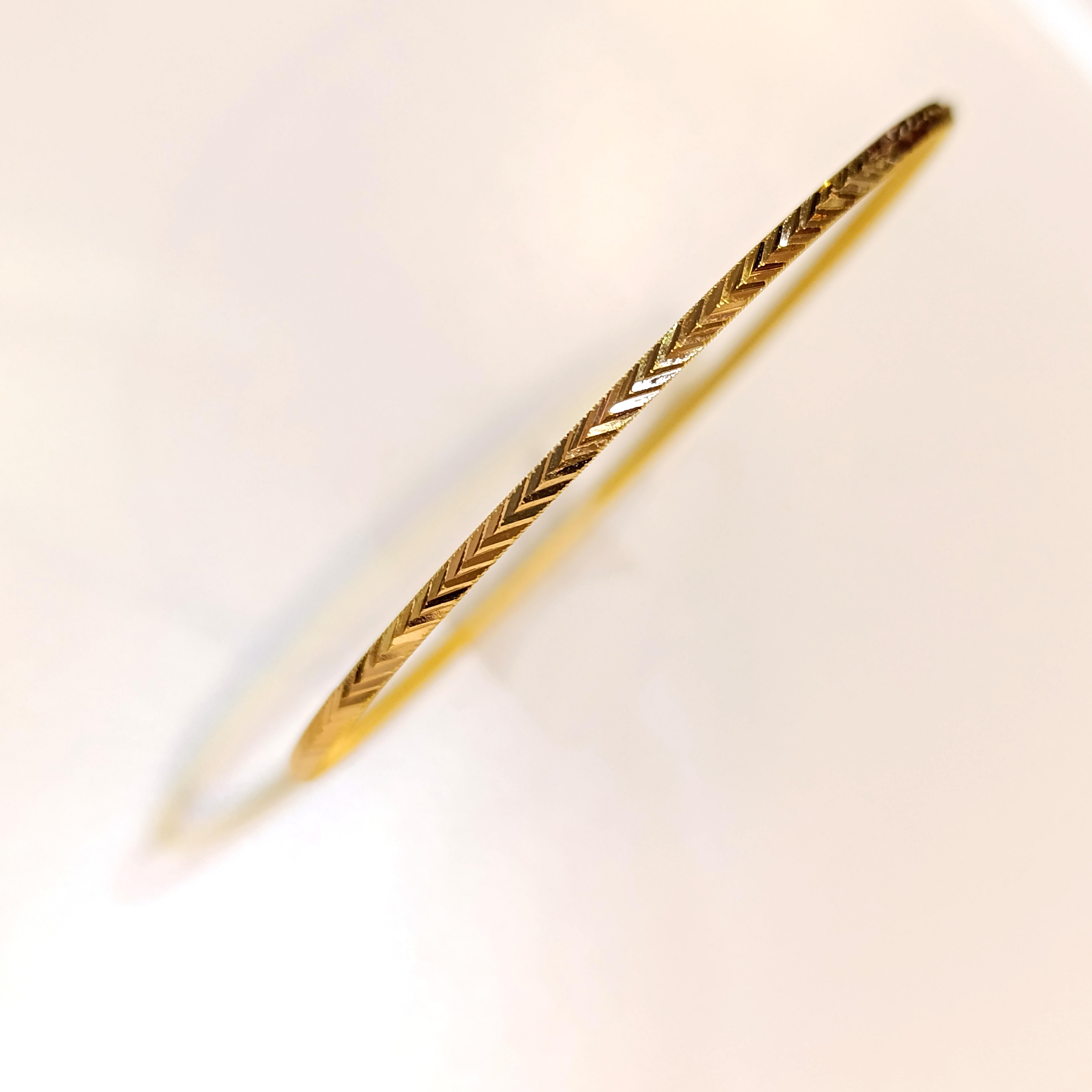 10gr İşçiliksiz Başık-Balık Sırtı Ajda Bilezik 22 Ayar Altın Yatırım ve Tasarruf İçin