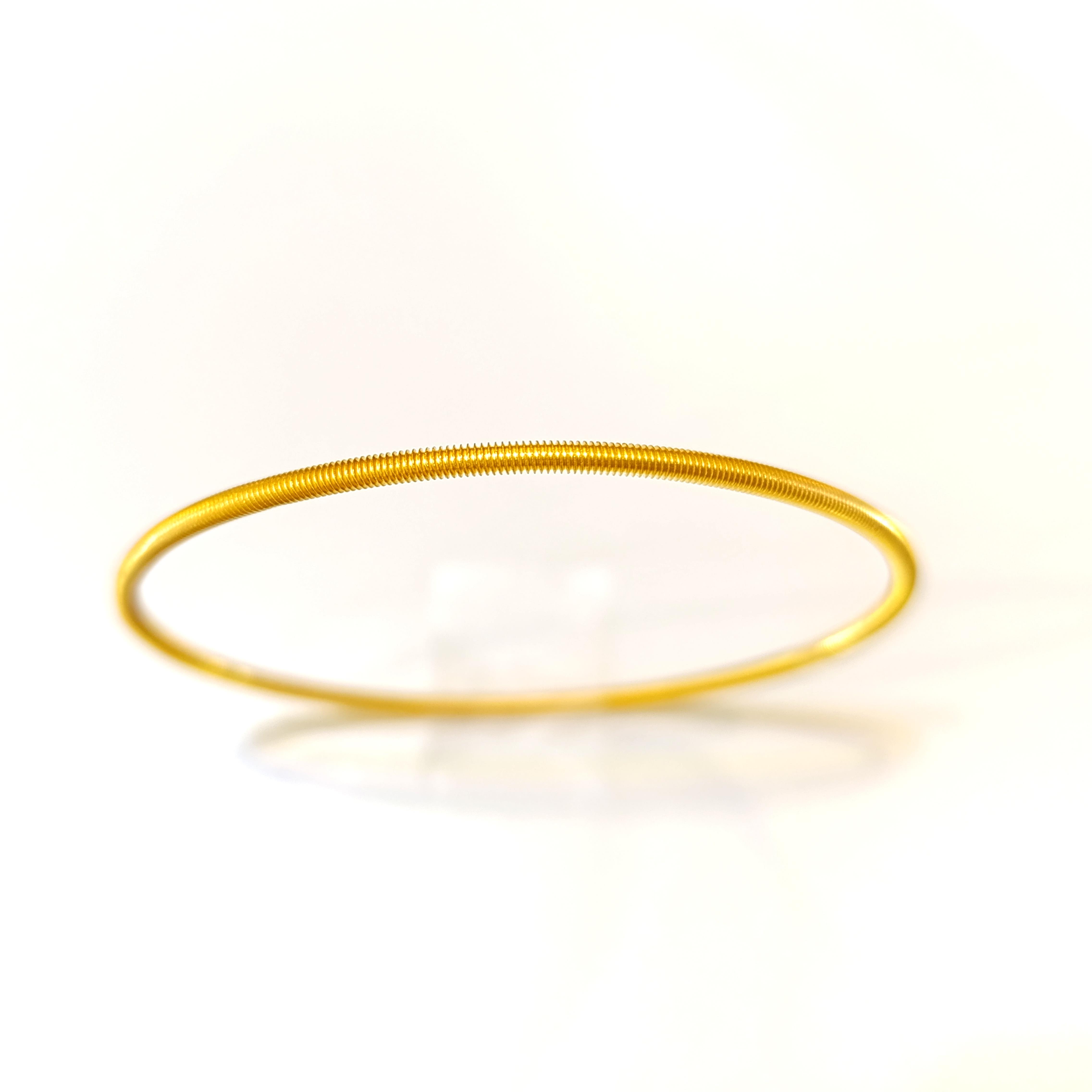 10gr İşçiliksiz Yan Çizgili Ajda Bilezik 22 Ayar Altın Yatırım ve Tasarruf İçin