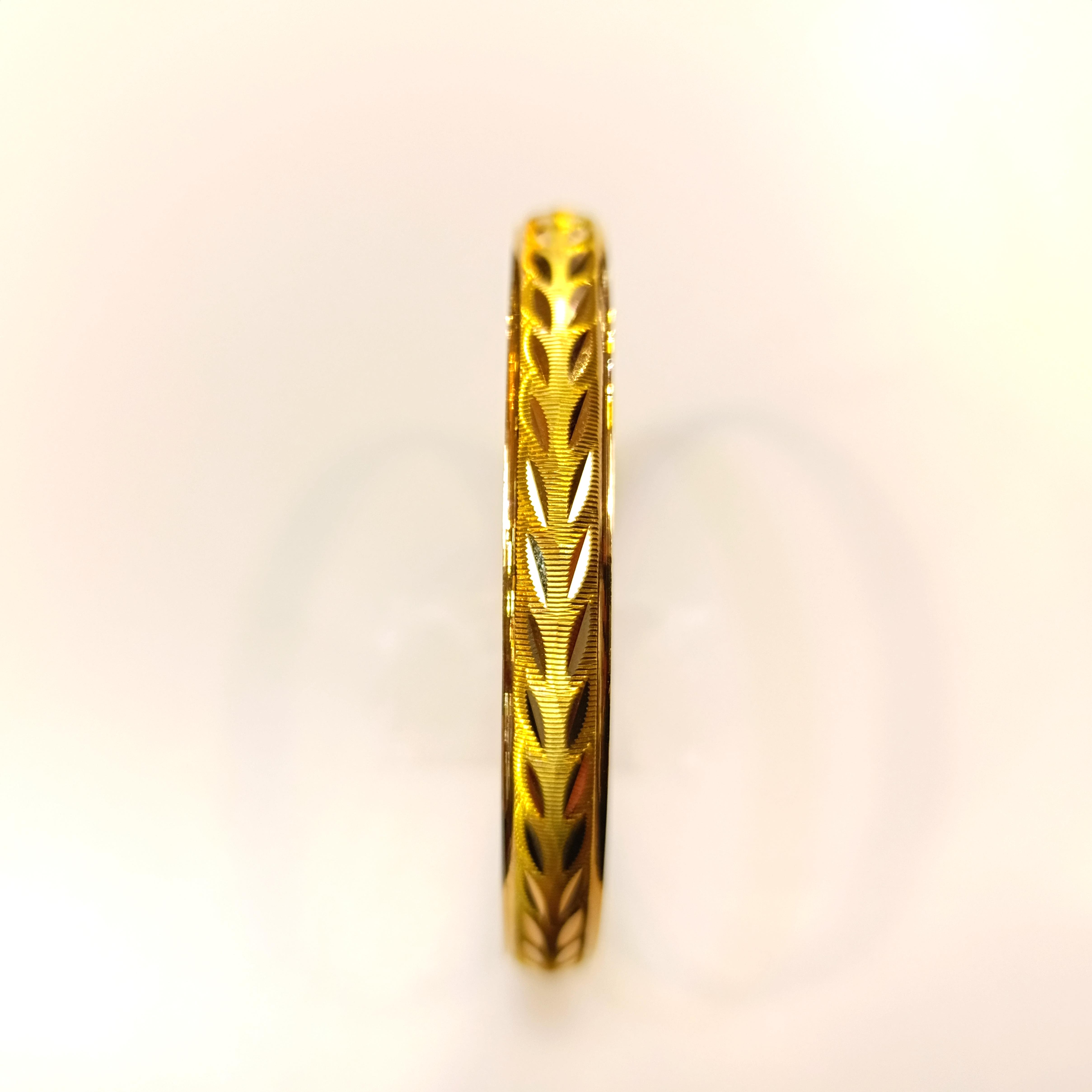 10gr İşçiliksiz CNC Başak Bilezik 22 Ayar  Altın Yatırım ve Tasarruf İçin