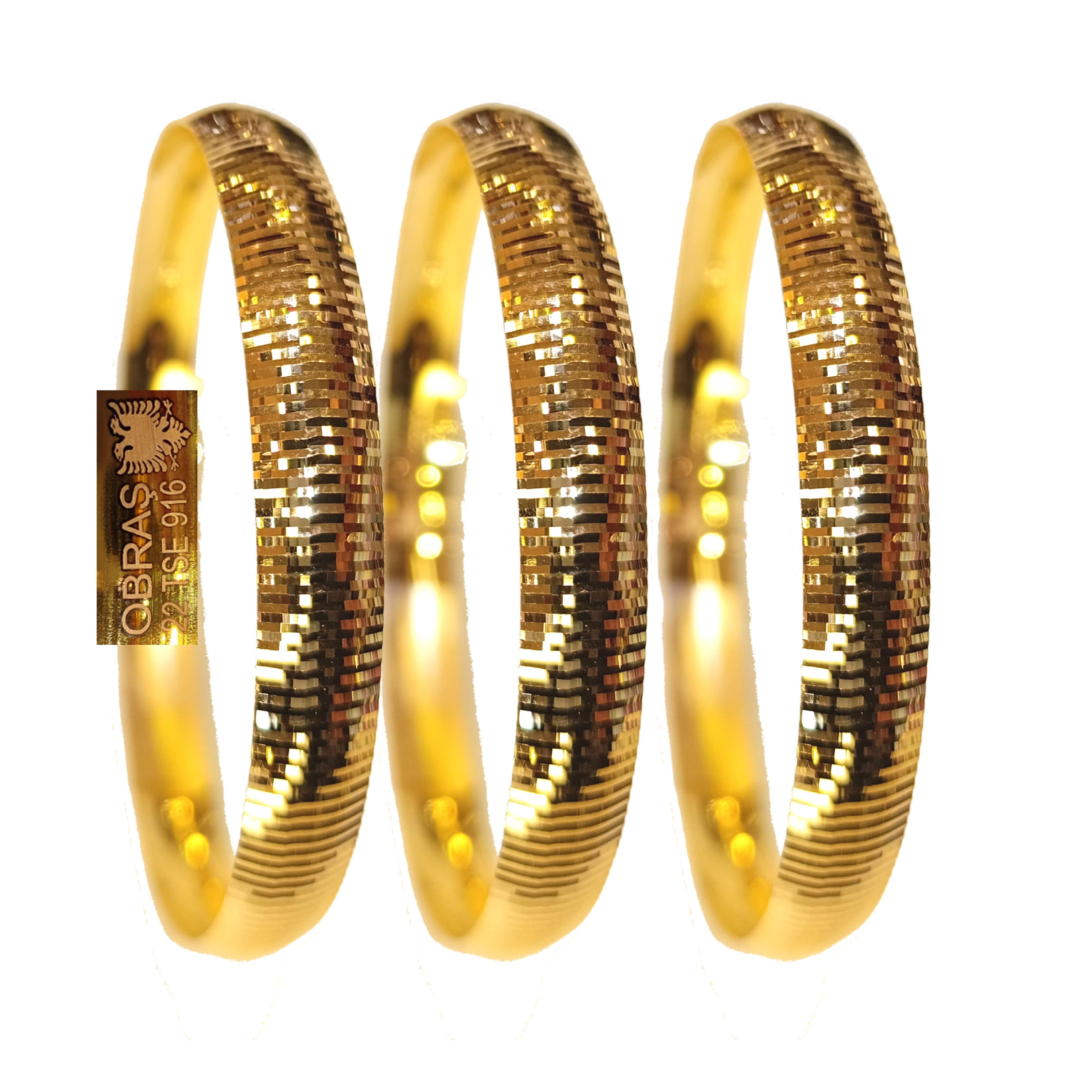 10gr İşçiliksiz Çizgili Bilezik 22 Ayar  Yatırım ve Tasarruf İçin