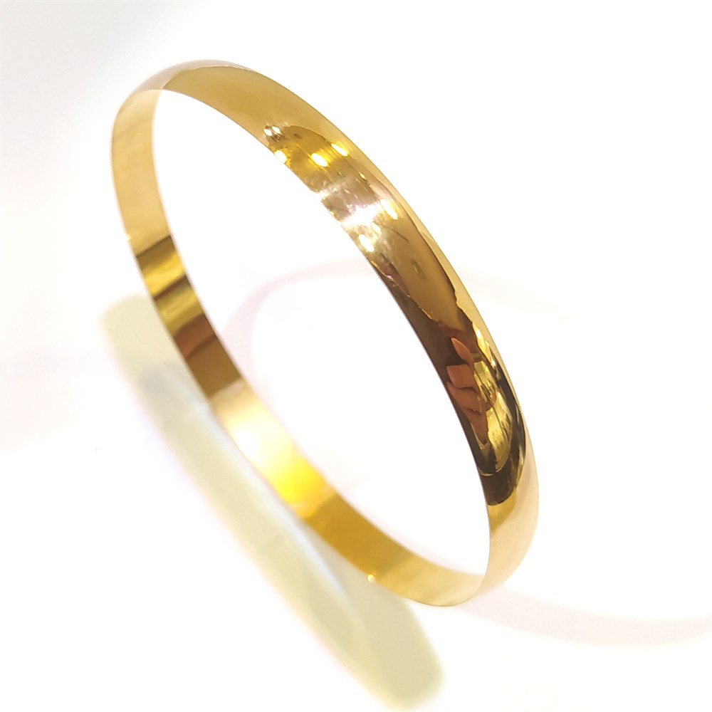 12.50gr  işçiliksiz Klasik Bombeli Bilezik 22 Ayar Altın