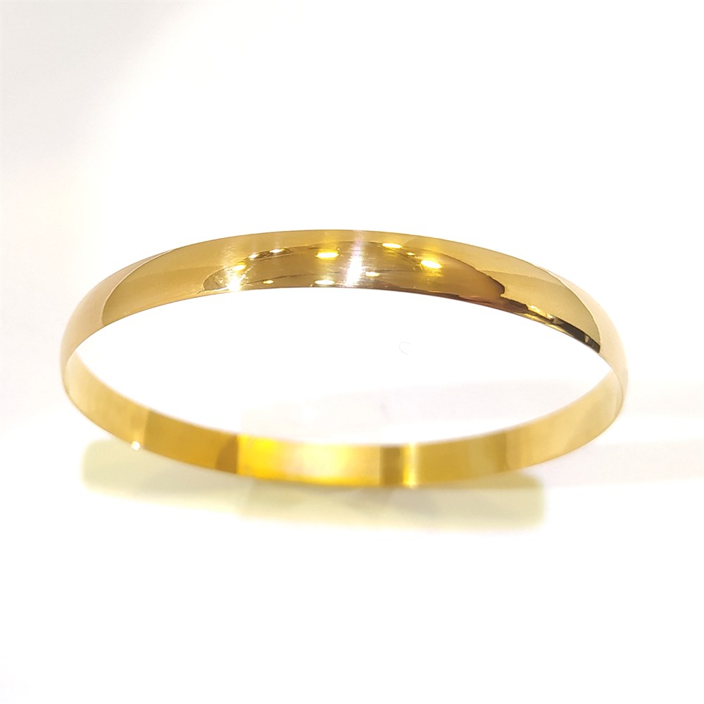 12.50gr  işçiliksiz Klasik Bombeli Bilezik 22 Ayar Altın