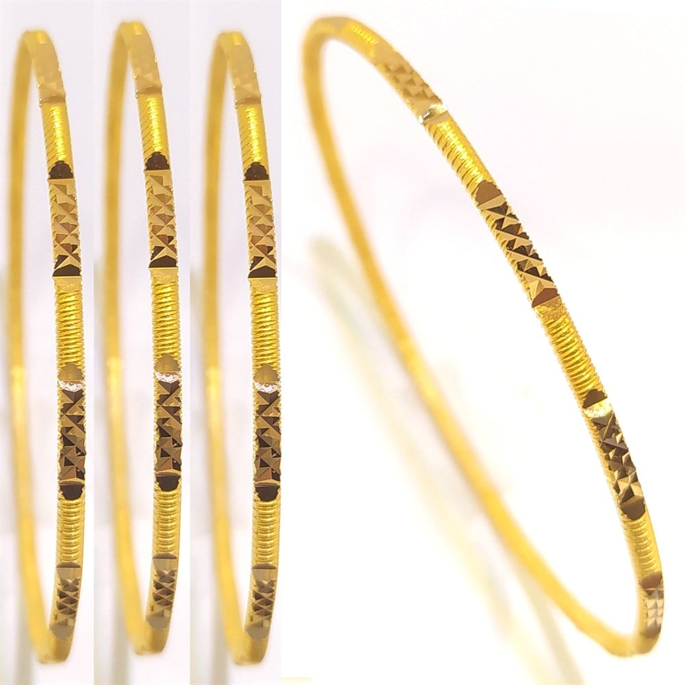 15.00gr Yıldızlı Ajda İŞÇİLİKSİZ Bilezik 22 Ayar Altın