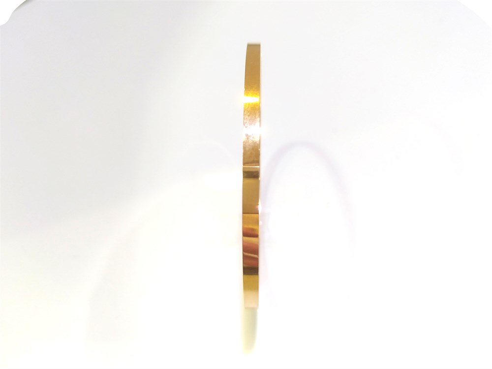 15.00gr  3.5mm Kibirt Çöpü Bilezik 22 Ayar Altın