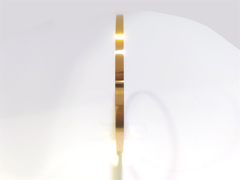 15.00gr  3.5mm Kibirt Çöpü Bilezik 22 Ayar Altın