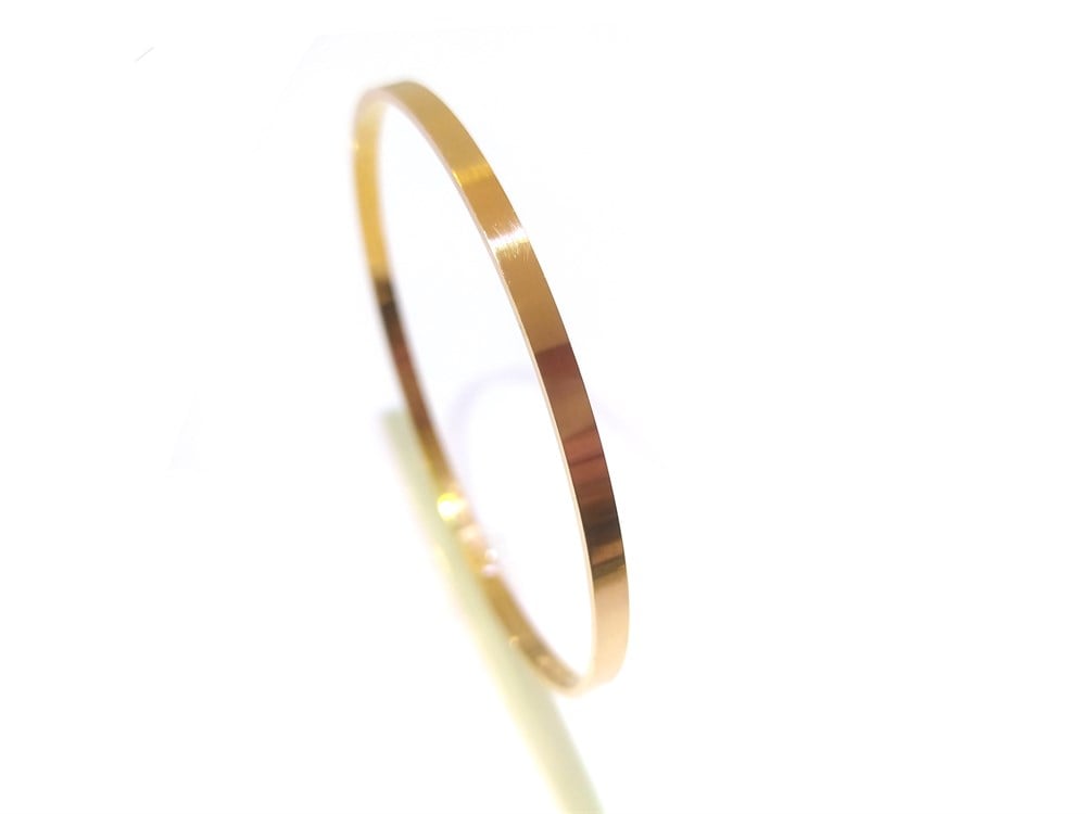 15.00gr  3.5mm Kibirt Çöpü Bilezik 22 Ayar Altın