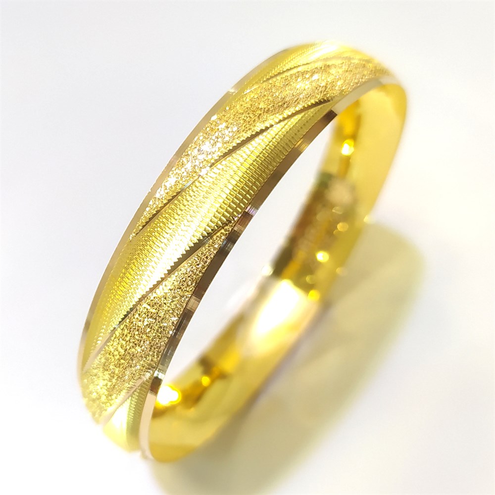 15gr  İşçiliksiz CNC Bilezik 22 Ayar Altın