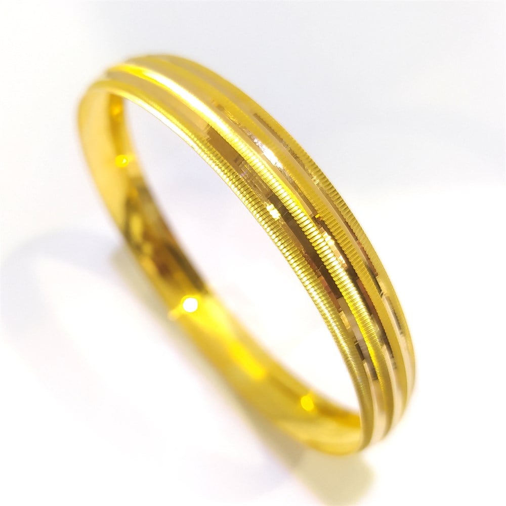 15gr  İşçiliksiz CNC Bilezik 22 Ayar Altın