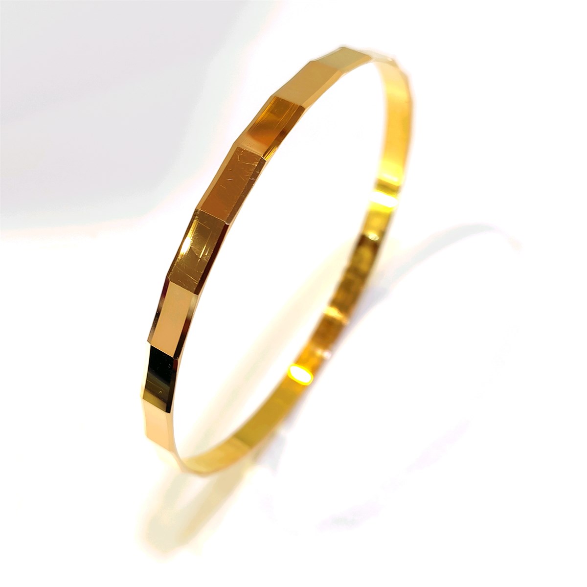 15gr  İşçiliksiz Kedi Merdiveni Ray Bilezik 22 Ayar Altın Yatırım ve Tasarruf İçin