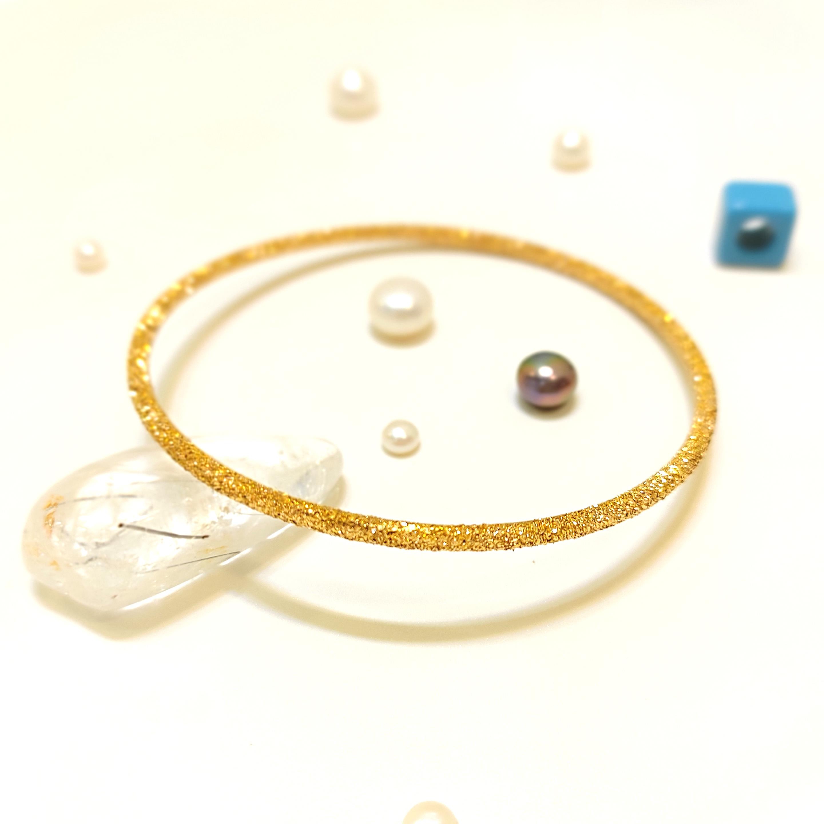 15gr  İşçiliksiz Simli Ajda Bilezik 22 Ayar Altın Tasarruf Yatırım